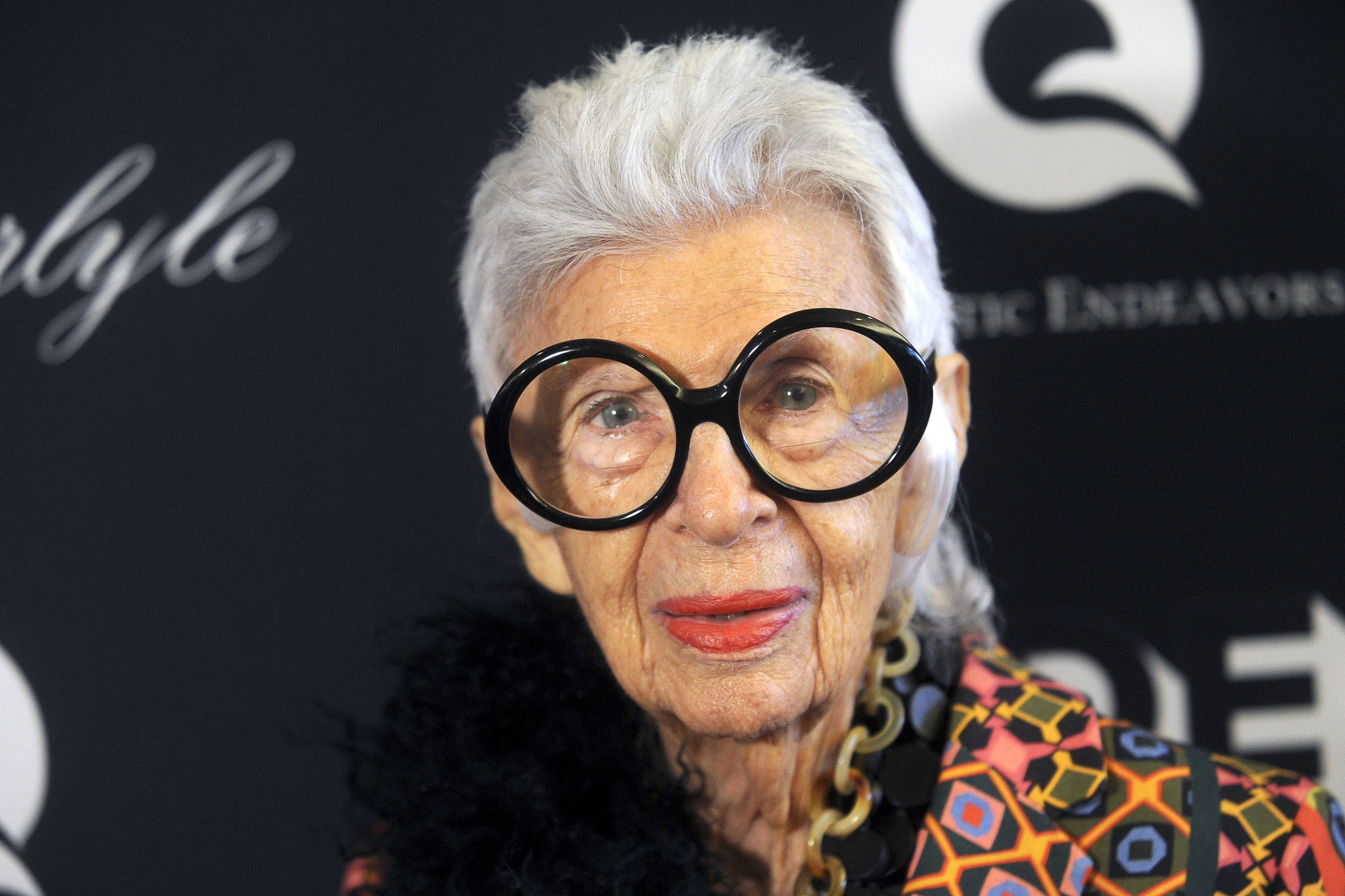 Iris Apfel bei der Premiere des Dokumentarfilms 