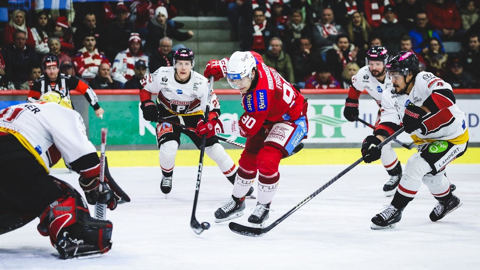 Eishockey-Dominator KAC rutscht gegen Vorarlberg aus
