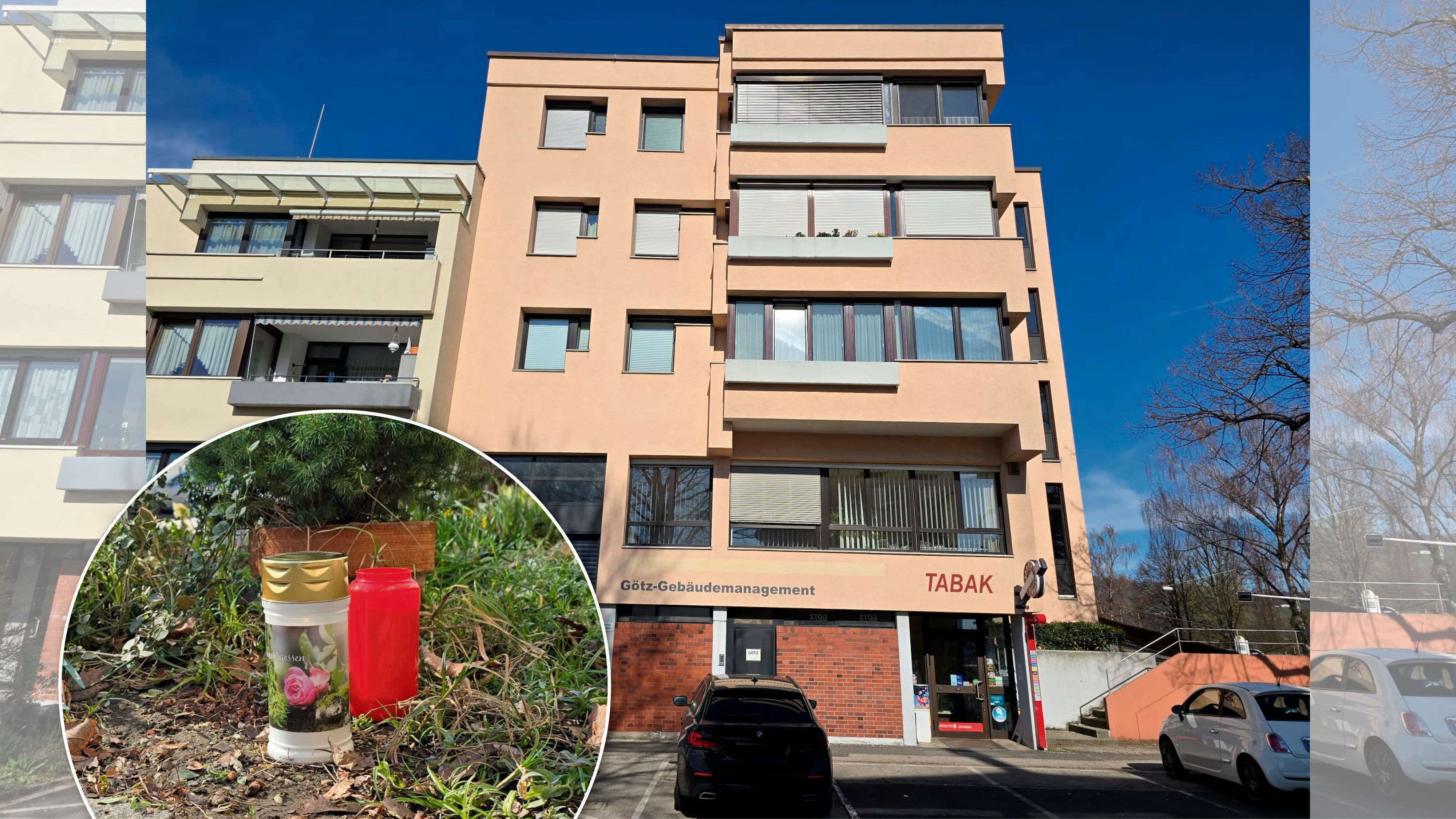 Hier ist es am Samstag zu der schrecklichen Tragödie gekommen.