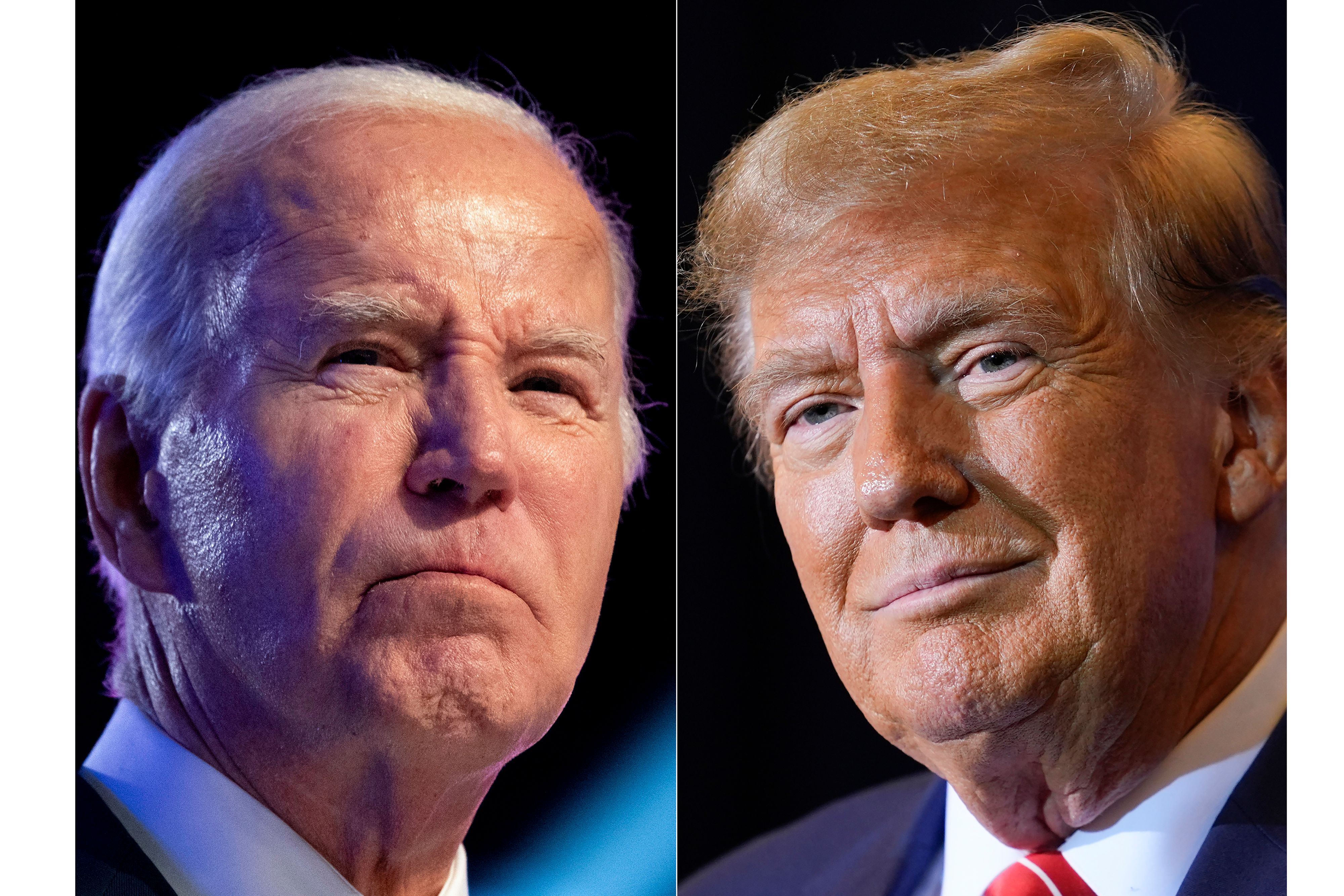 <strong>Joe Biden</strong> (links) und <strong>Donald Trump</strong>: Sowohl der aktuelle als auch der Ex-US-Präsident fallen derzeit mit Ausfallerscheinungen auf.