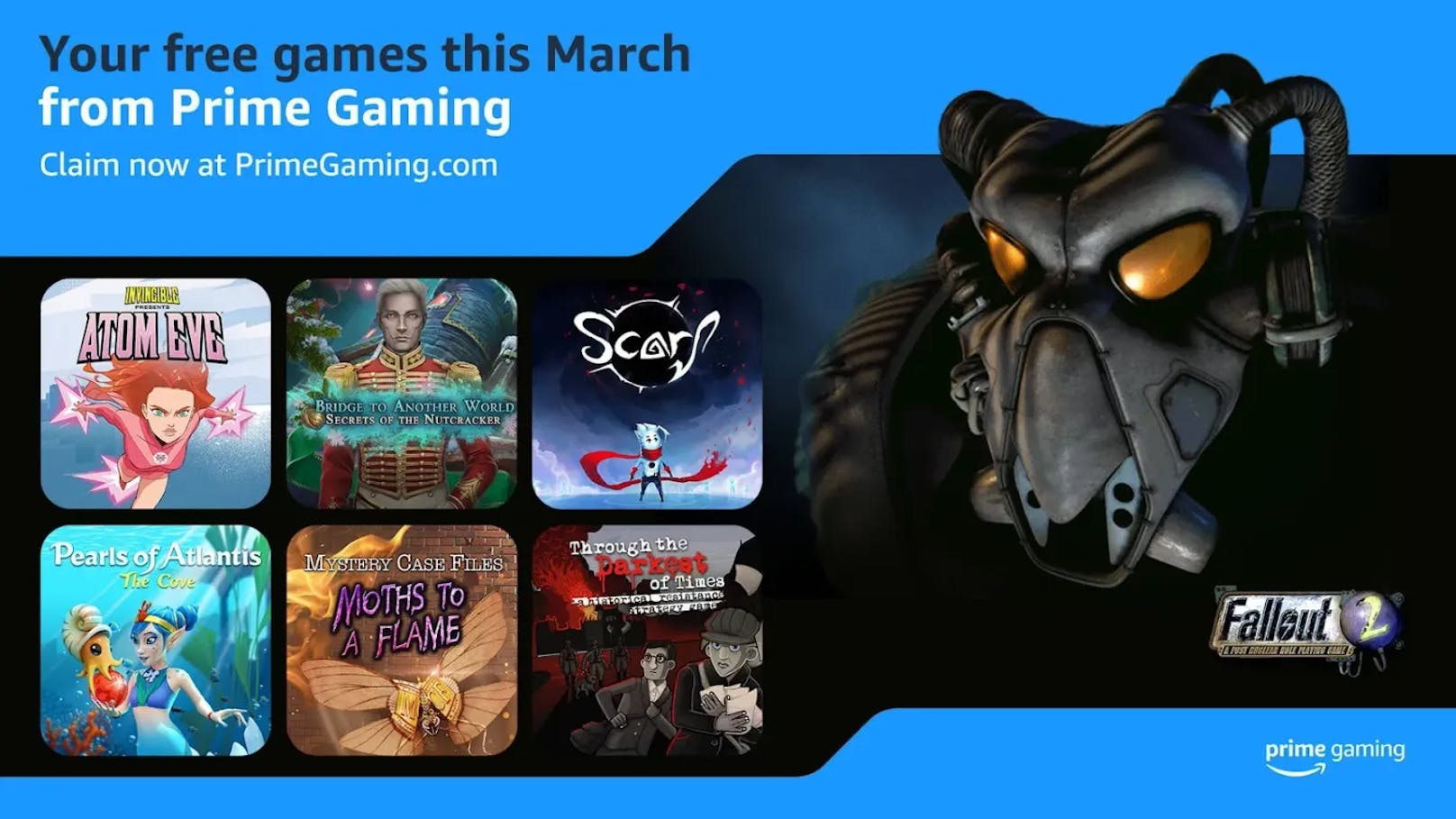 Willkommen zum Inhaltsupdate für Prime Gaming im März! 