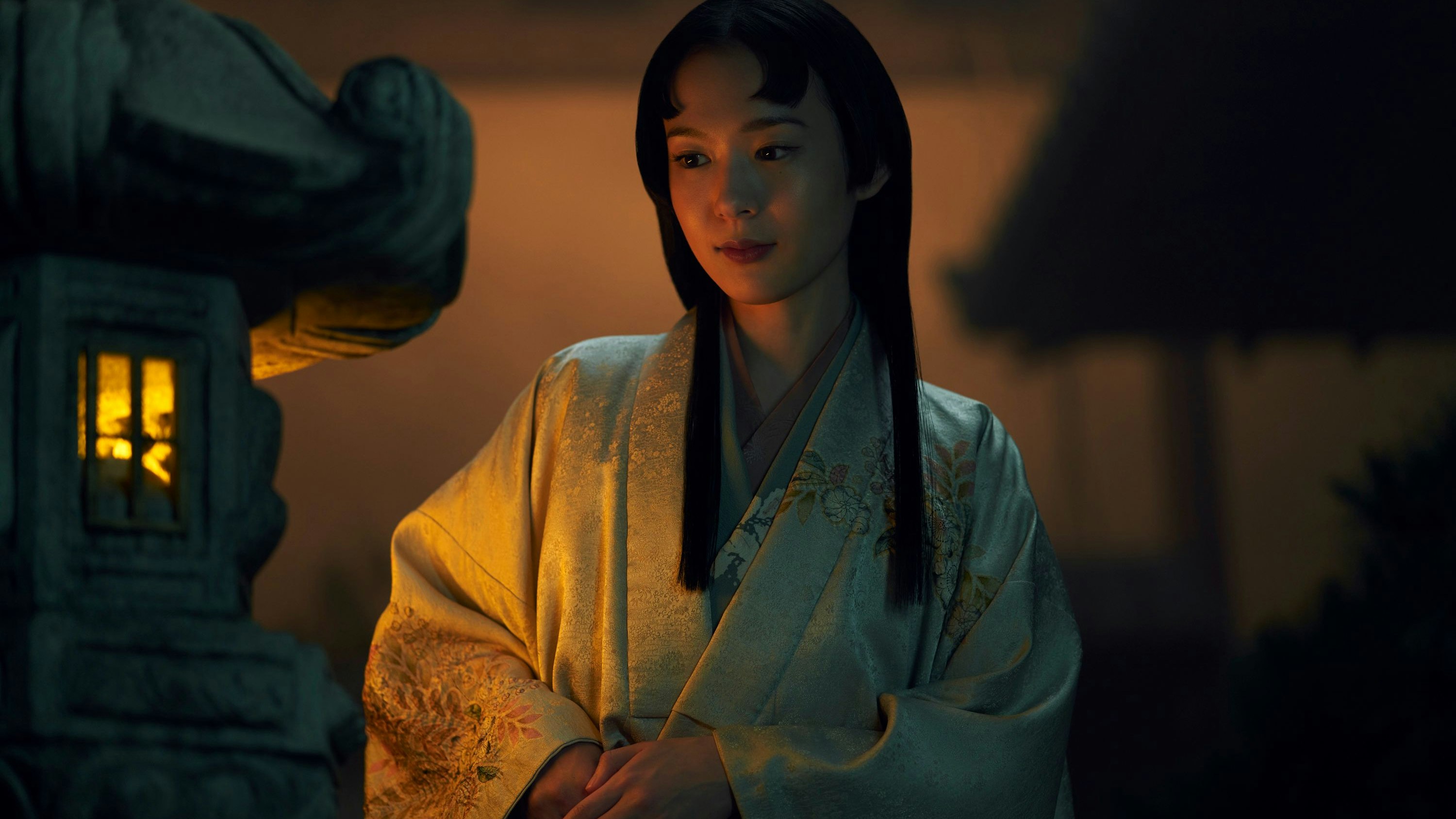 Moeka Hoshi ist Usami Fuji, die John Blackthorne zur Frau gegeben wird