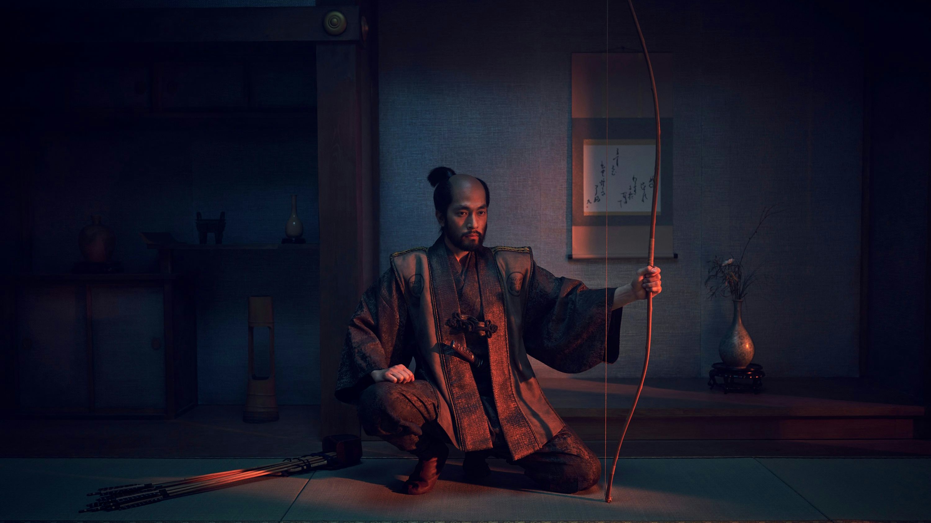 Shinnosuke Abe als Buntaro, Sohn von Feldherr Hiromatsu