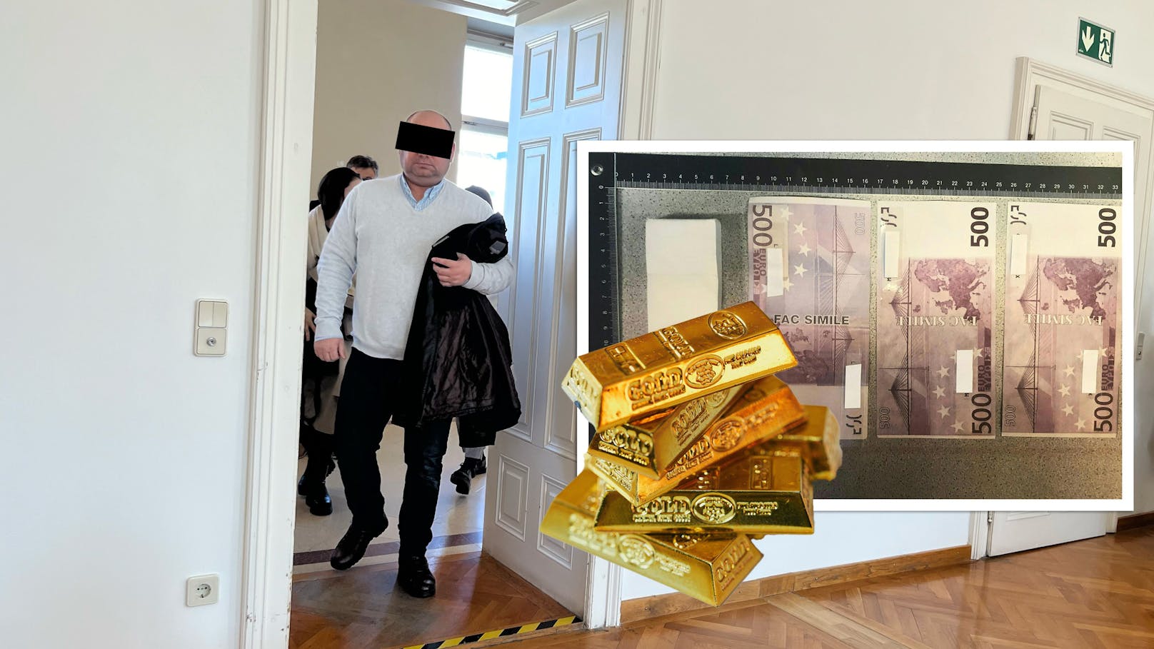 Goldbarren-Falle! Bande erbeutet 109.500 Euro in bar
