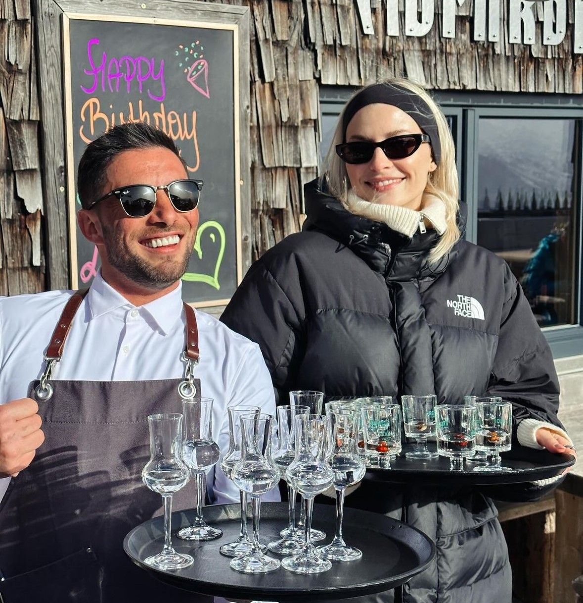 Lena Gercke hat am 29. Februar Geburtstag und feierte daher ihren erst 9. Geburtstag in Kitzbühel.