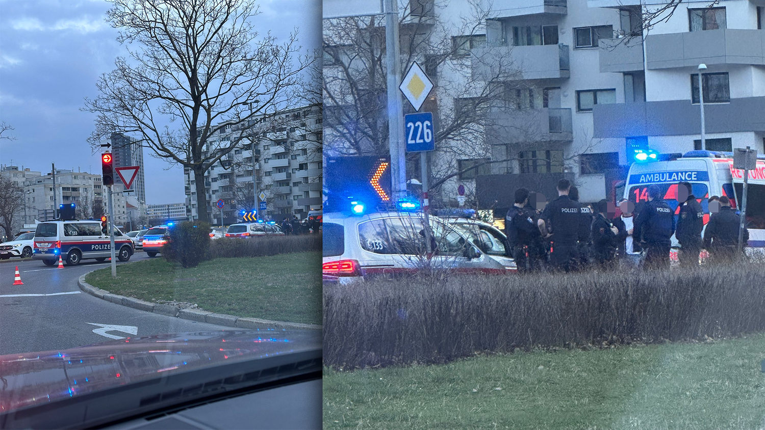 Ein Mann verstarb in Wien-Brigittenau auf offener Straße. Die Wiener Berufsrettung konnte nichts mehr für den 58-Jährigen tun.