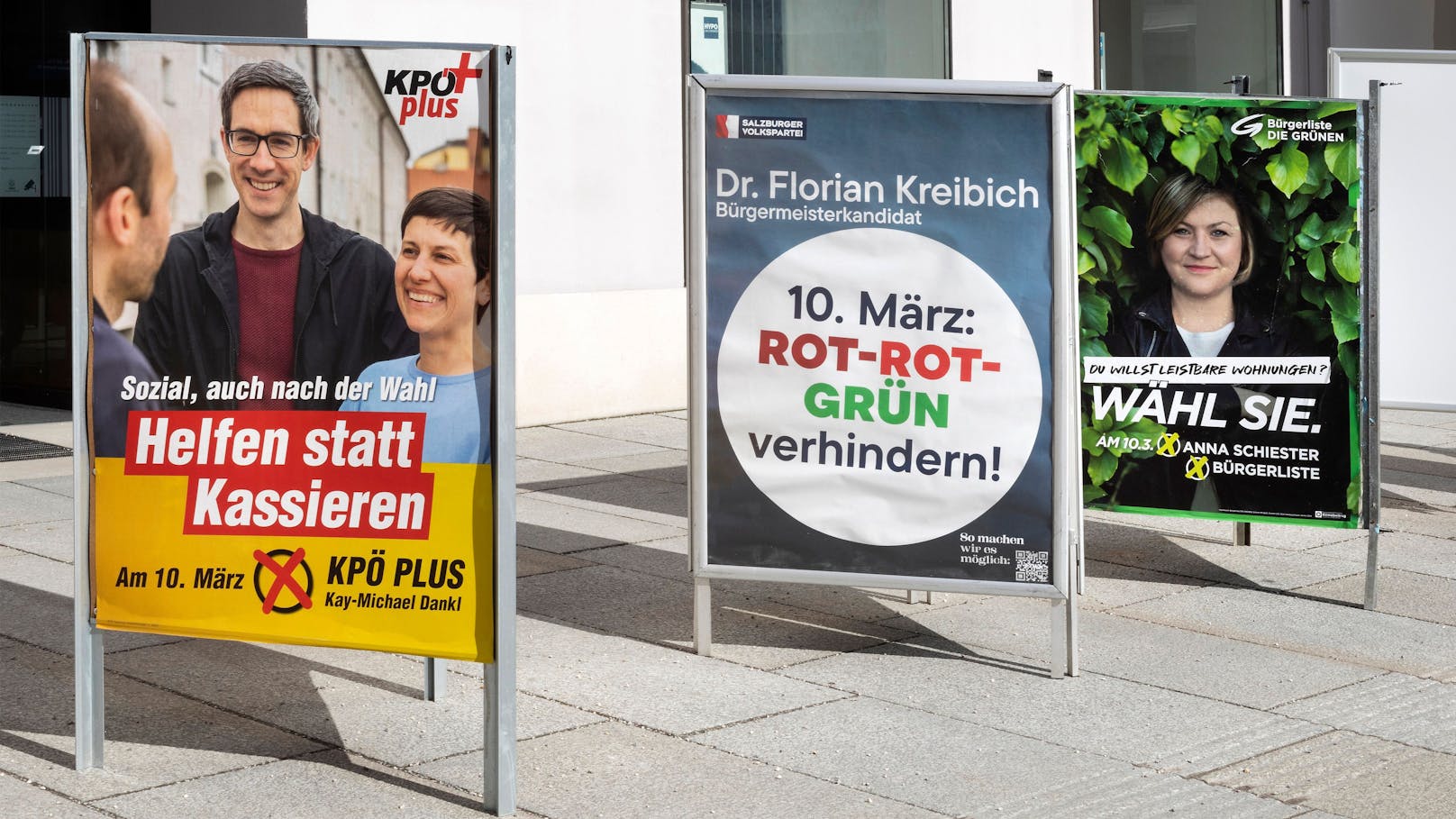 Vergangenen Sonntag konnte bei der Wahl des Salzburger Bürgermeisters keiner der Kandidaten mehr als die Hälfte der Stimmen auf sich vereinigen.