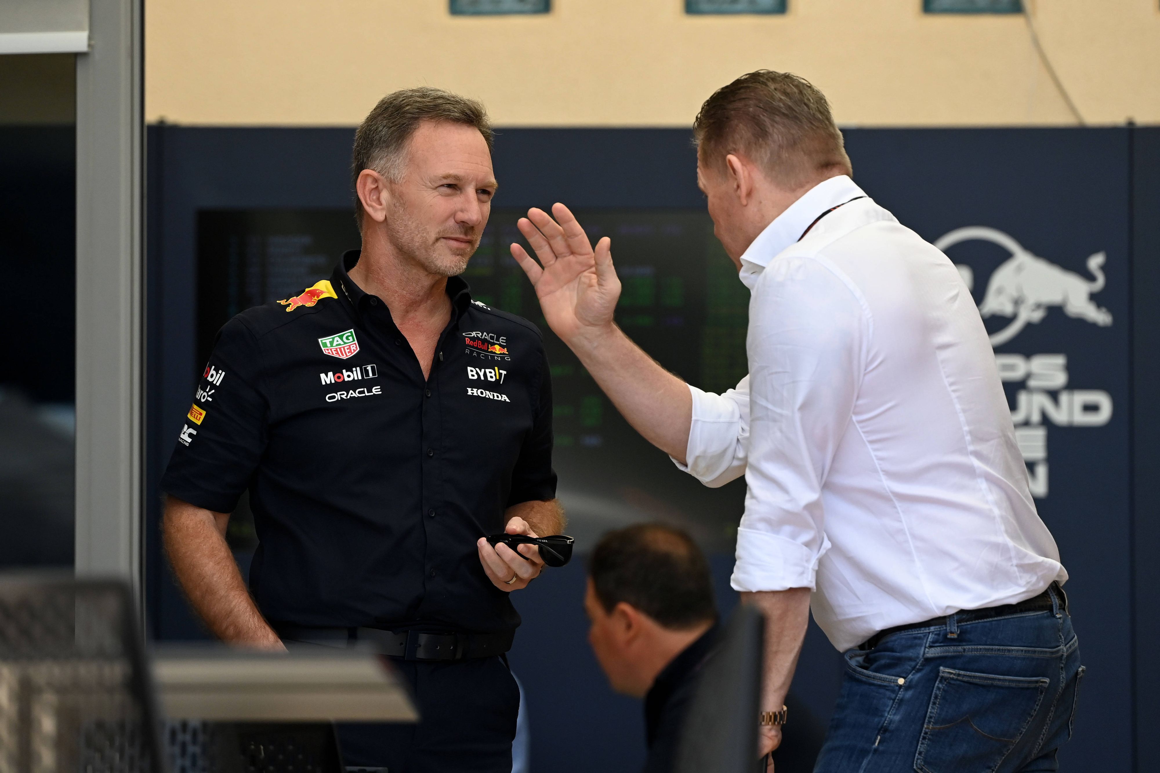 Jos Verstappen feierte Geburtstag, Christian Horner war nicht eingeladen. 