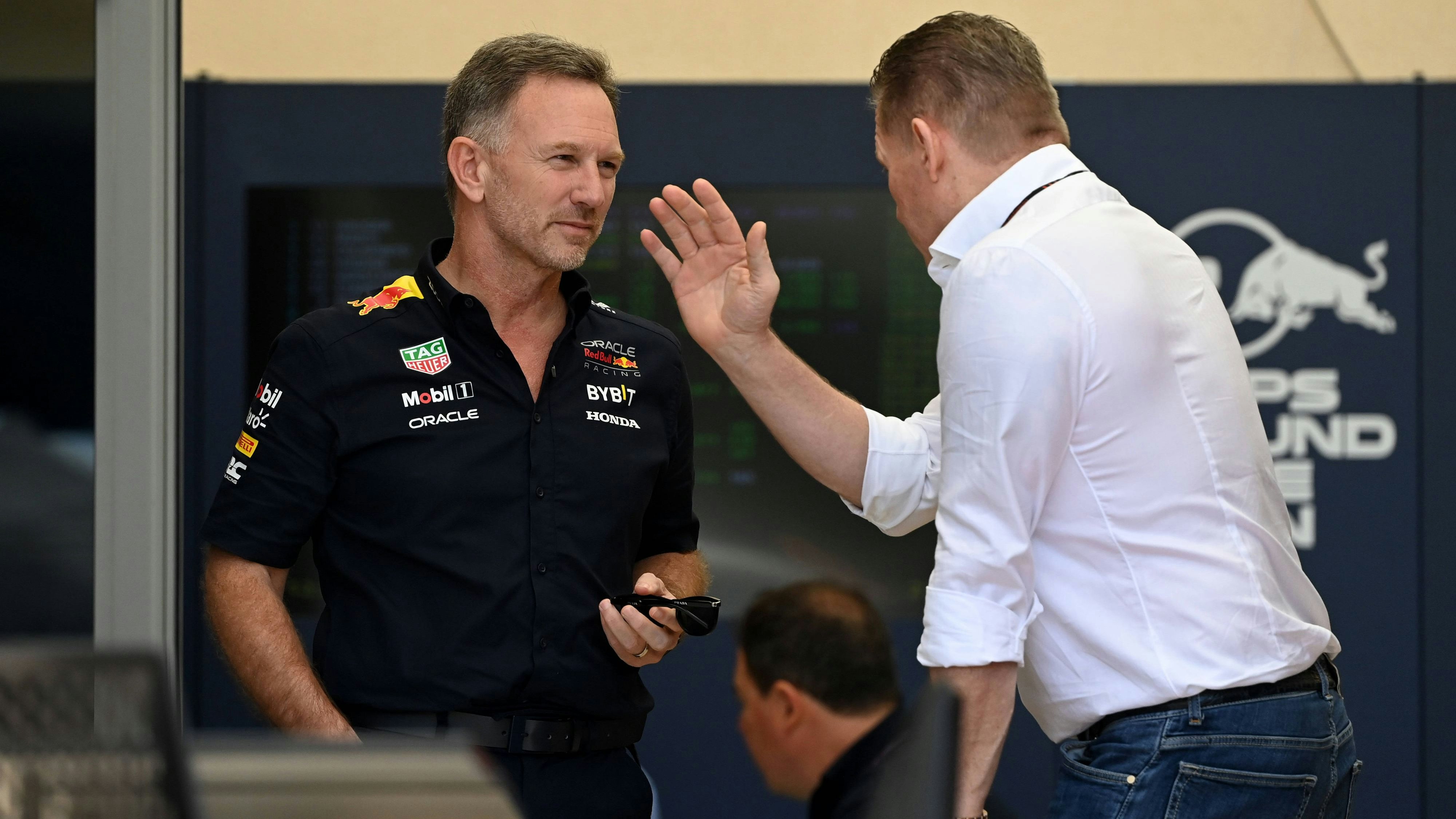 Jos Verstappen feierte Geburtstag, Christian Horner war nicht eingeladen. 