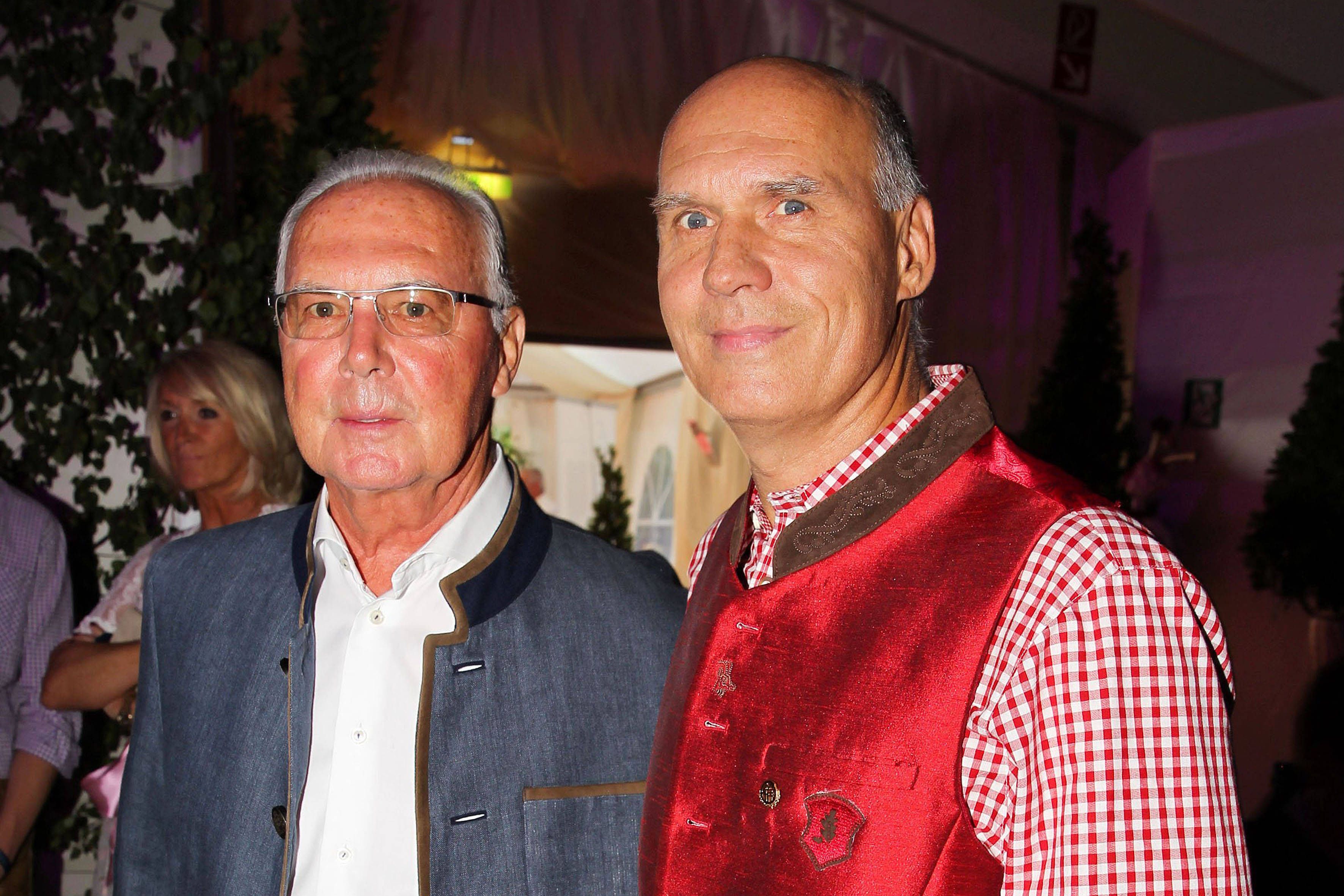 Franz und Thomas Beckenbauer 2017 in Bad Griesbach.