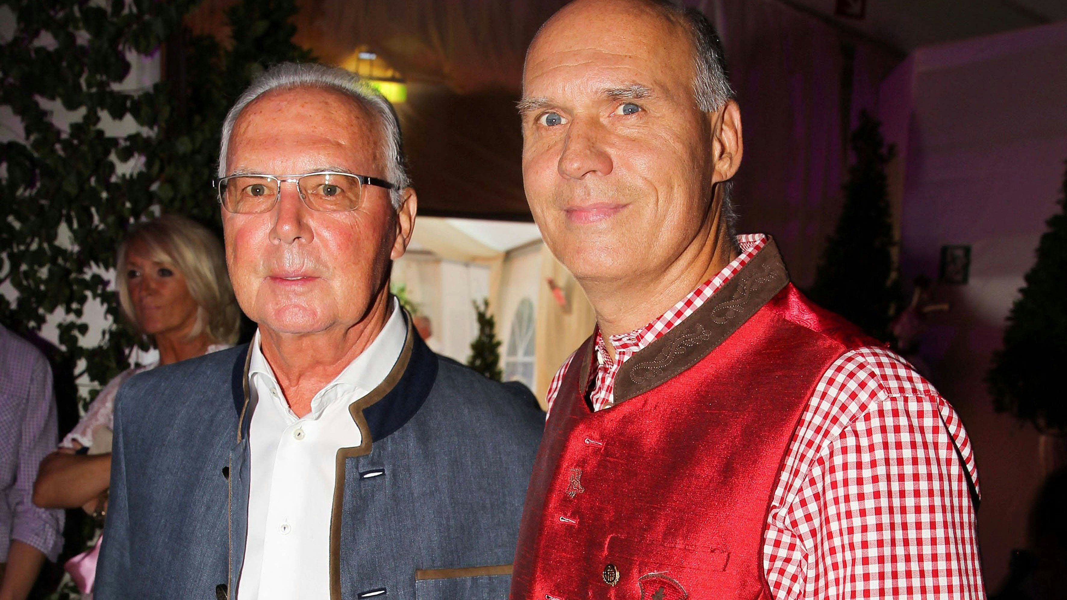 Franz und Thomas Beckenbauer 2017 in Bad Griesbach.