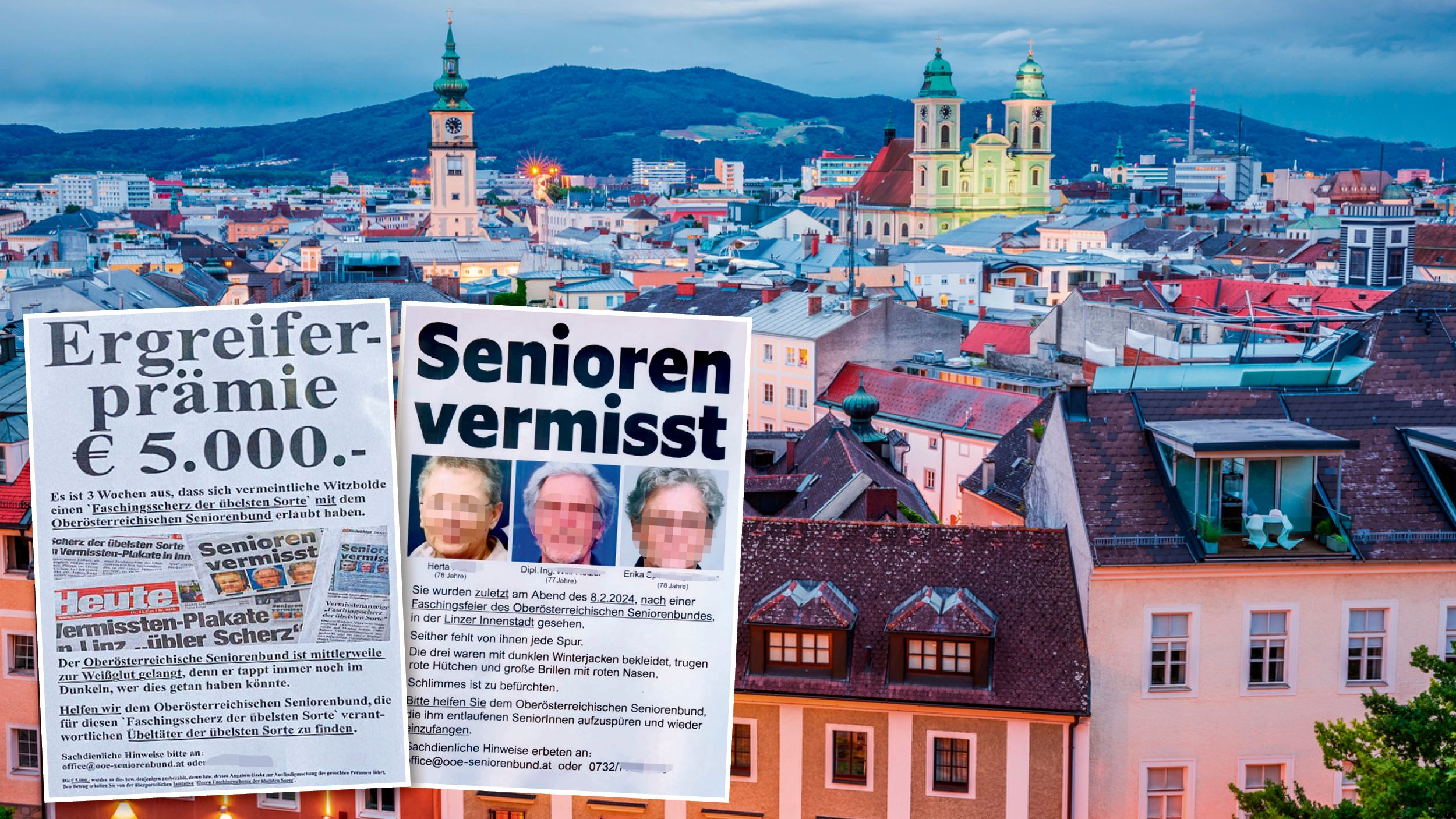 Nach zirka drei Wochen sorgt schon wieder ein Plakat für große Aufregung in Linz.