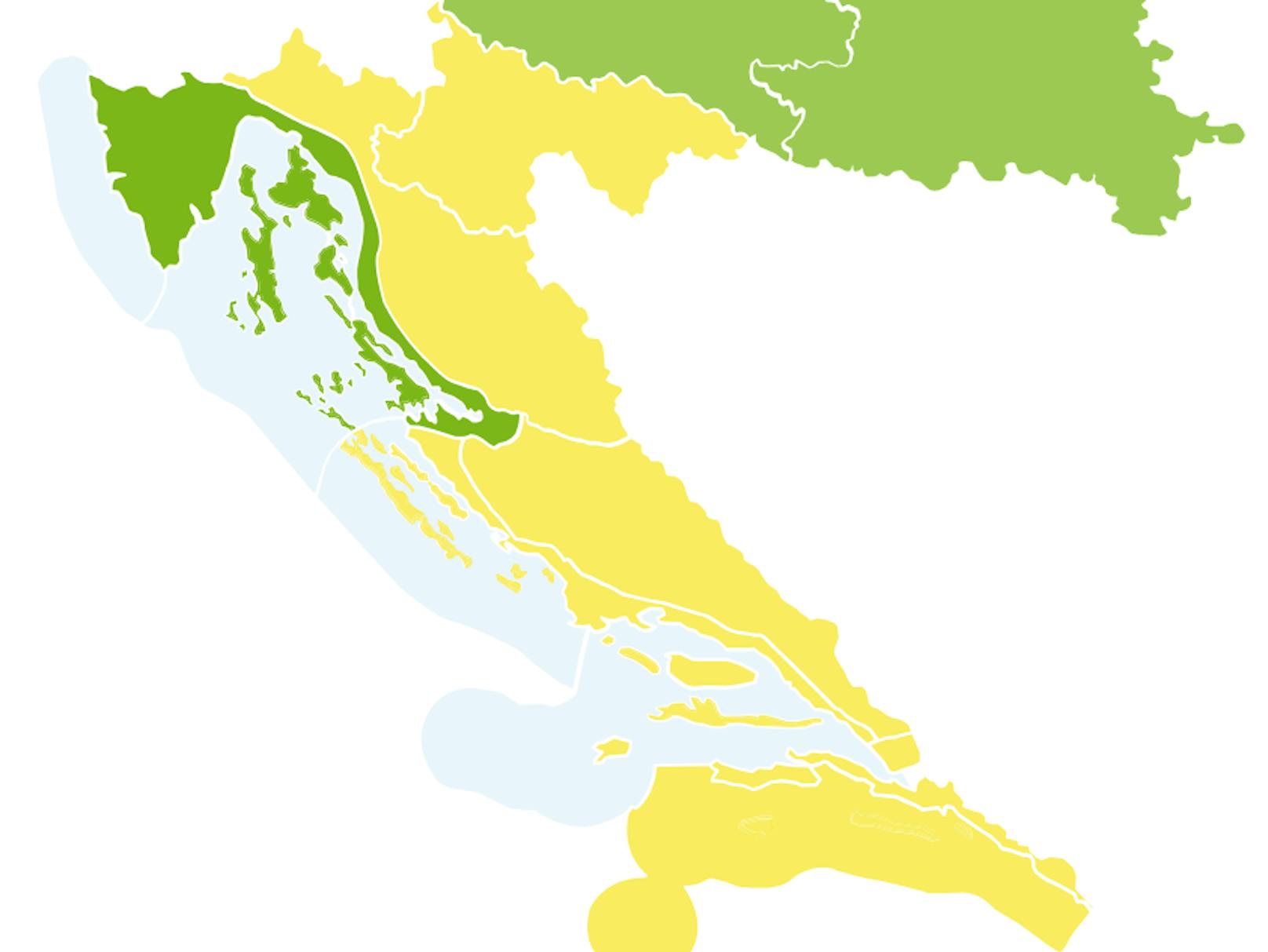 Warnstufe gelb in großen Teilen des Landes.