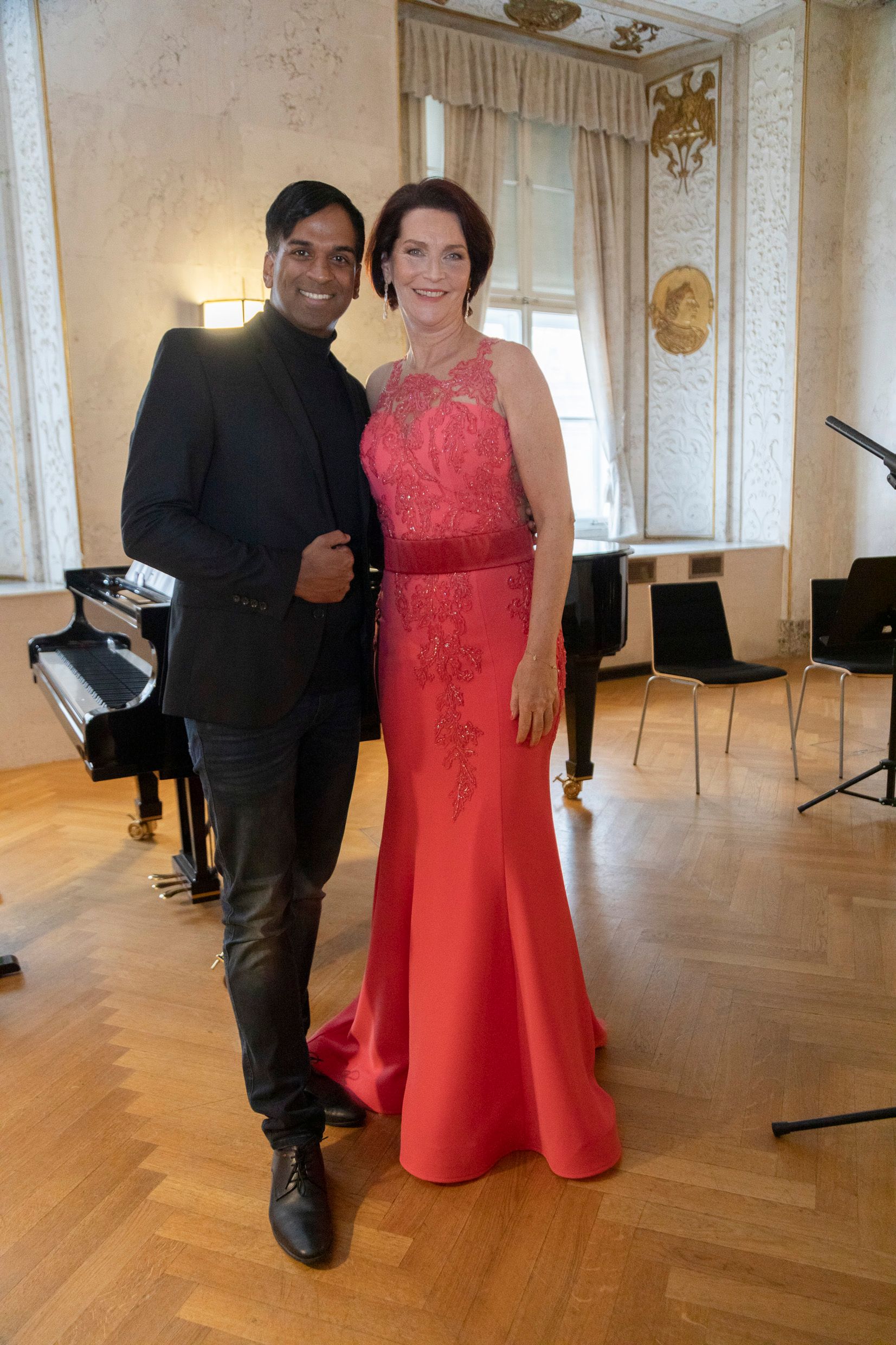 Maya Hakvoort feilt mit Ramesh Nair an der Dramaturgie des Konzertabends.