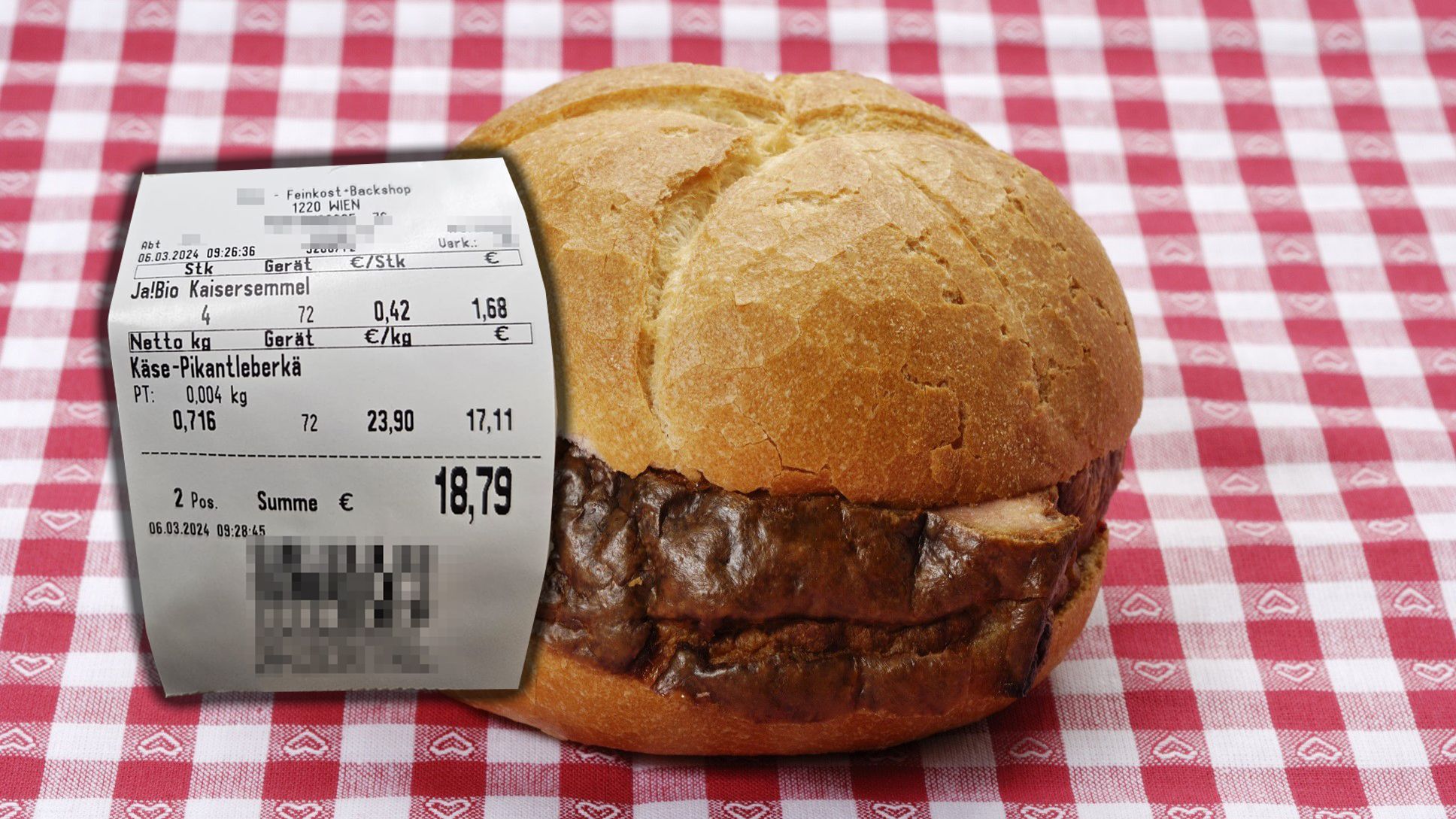 Mit solch einem teuren Snack hat Leser Christian nicht gerechnet.