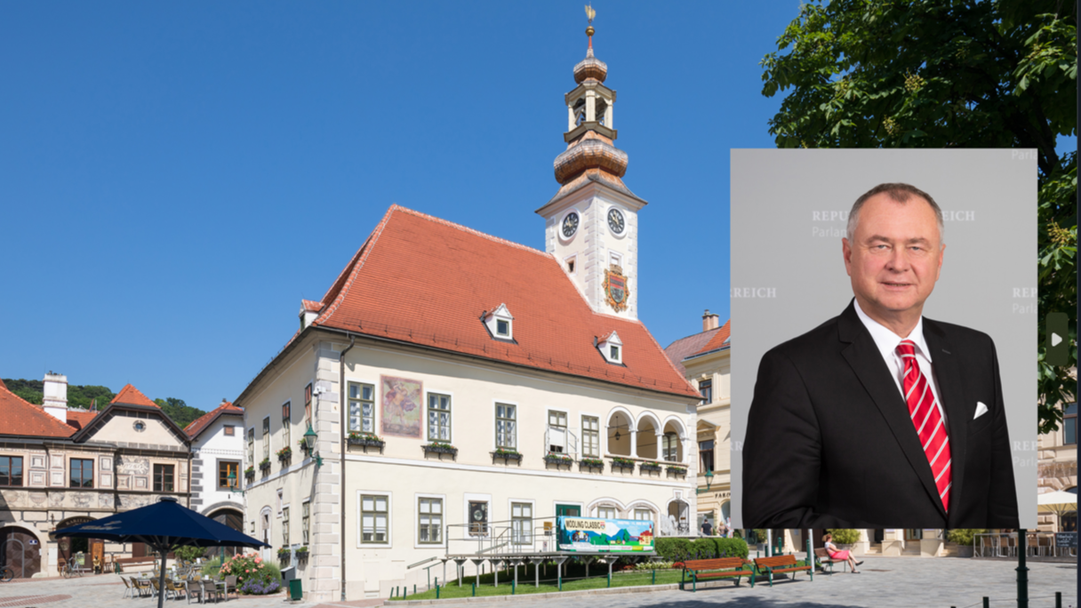 Hans Stefan Hintner ist seit 2003 Bürgermeister von Mödling. Im Juni übergibt er sein Amt.