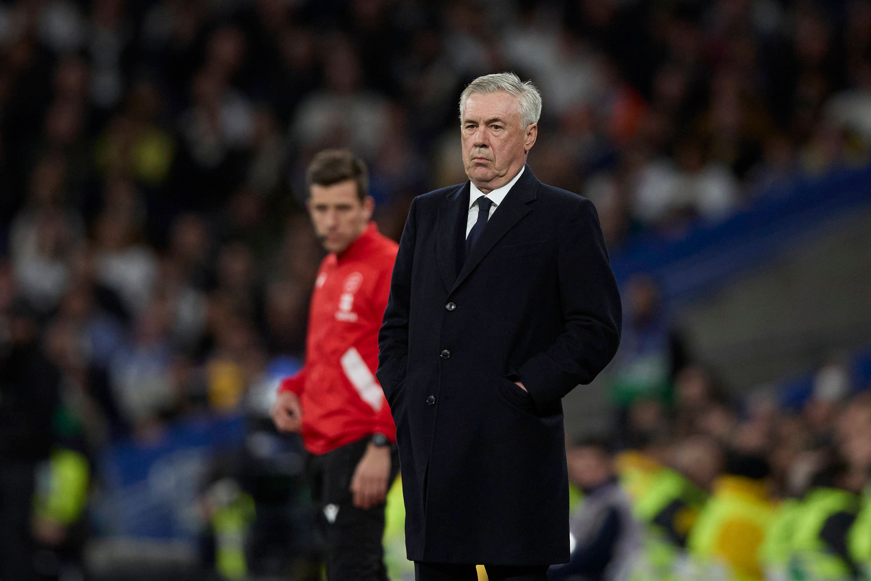 Real-Trainer Carlo Ancelotti wurde angeklagt.