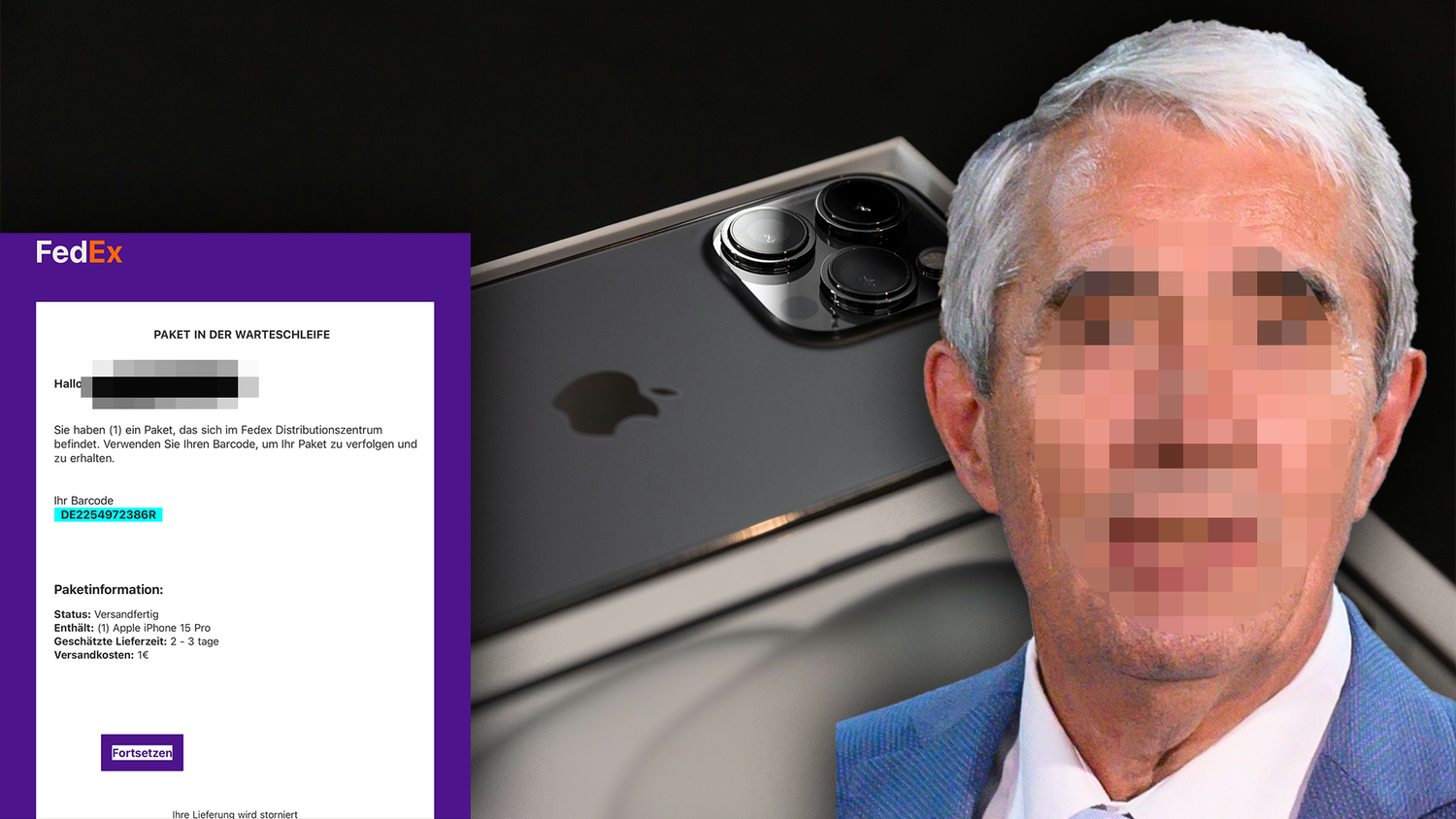 Nachdem ein Mann eine verdächtige Mail erhielt, forschte er umgehend nach. Es handelte sich um eine Betrugsmasche.