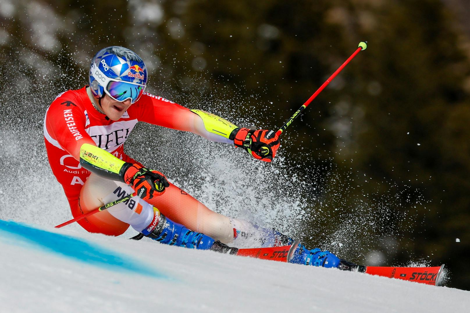Der zweite Riesentorlauf in Aspen, derselbe Sieger. Marco Odermatt war in dieser Saison im Riesentorlauf unschlagbar. Wieder siegte der Schweizer vor seinem Teamkollegen Loic Meillard.&nbsp;