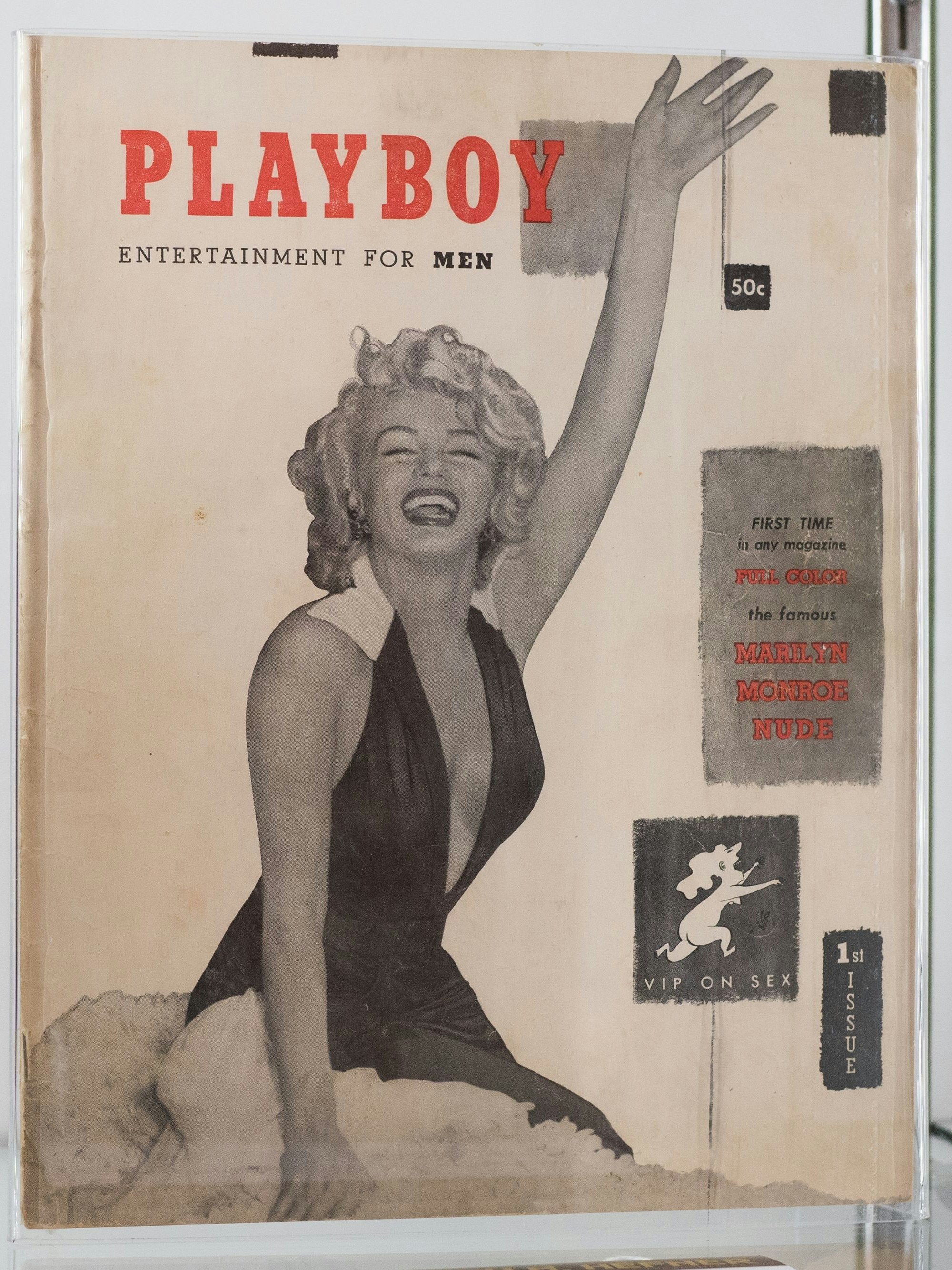 Der erste "Playboy" - Marilyn Monroe war auf dem Cover.