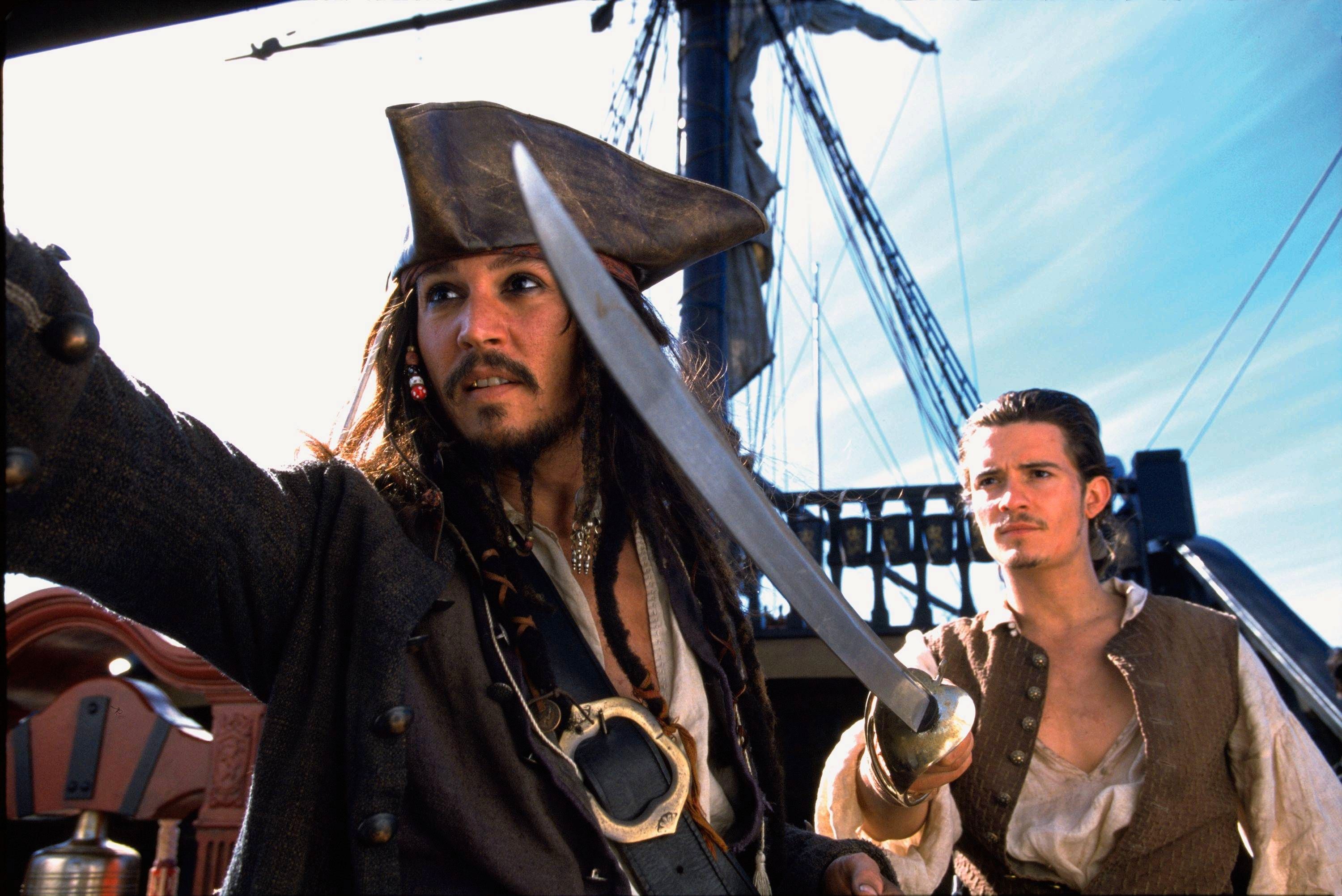 Johnny Depp und Orlando Bloom im Kassenschlager 