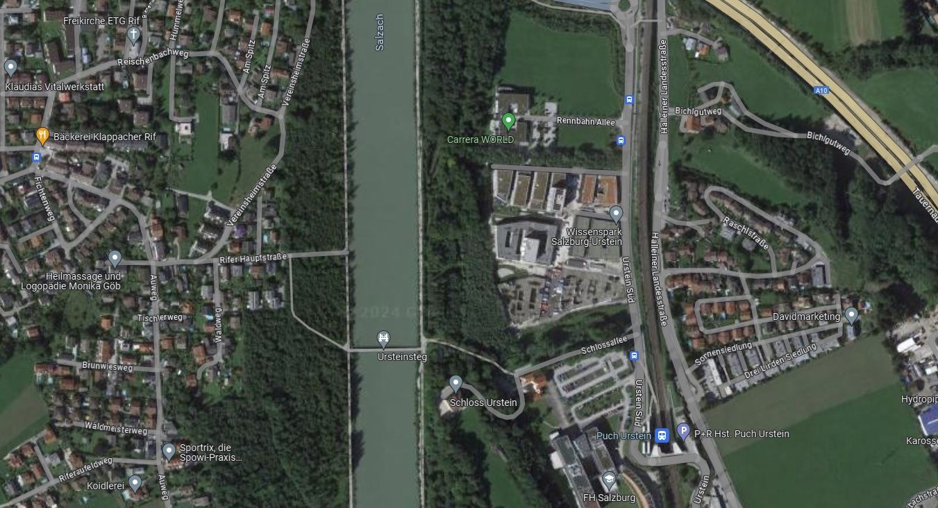 Die 33-Jährige wurde in Hallein-Rif von dem 45-jährigen Radfahrer erfasst. 