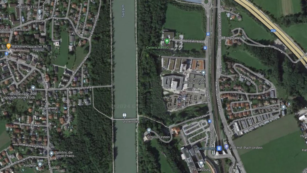 Die 33-Jährige wurde in Hallein-Rif von dem 45-jährigen Radfahrer erfasst. 