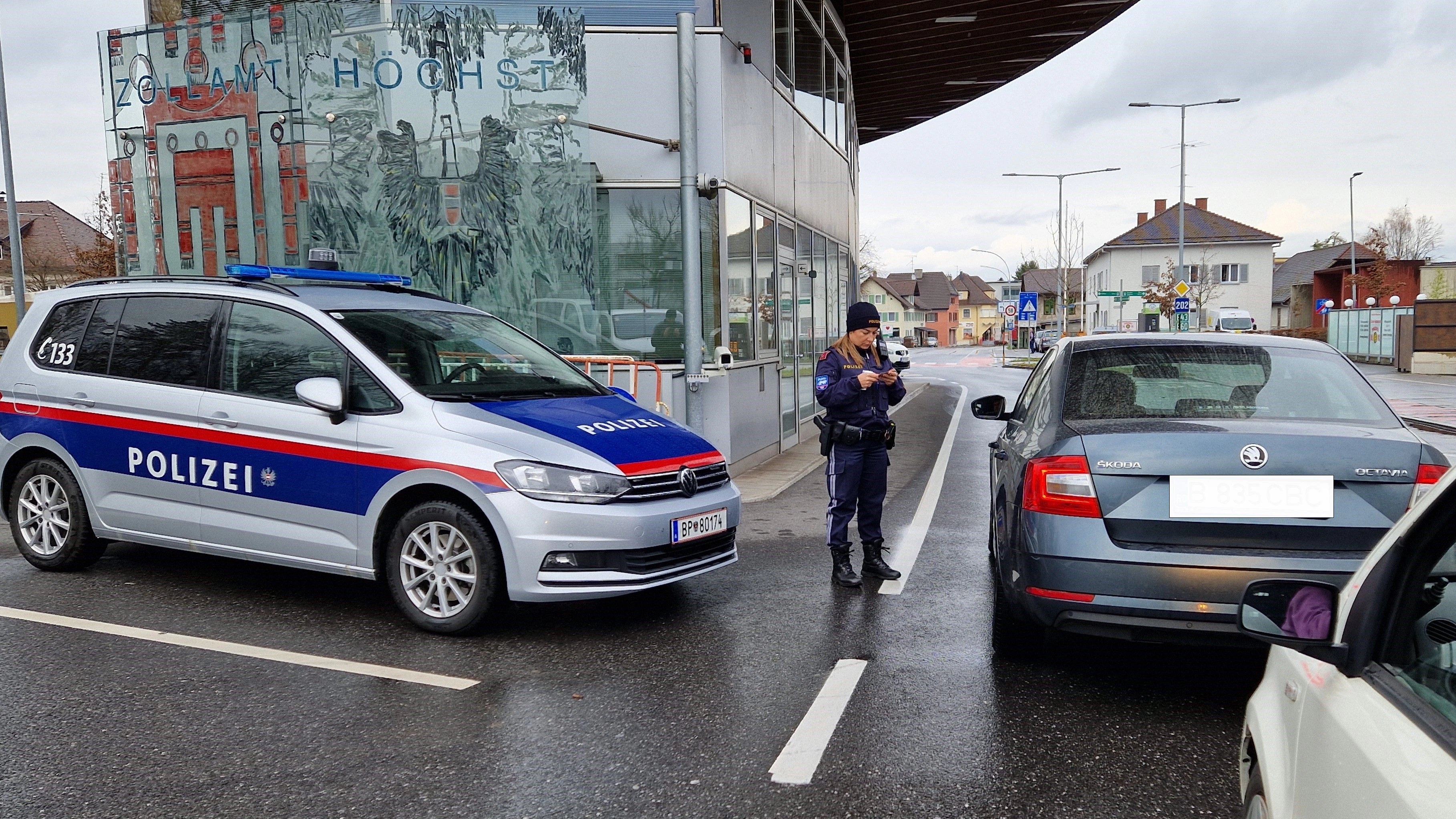 Die Polizei griff sofort ein.