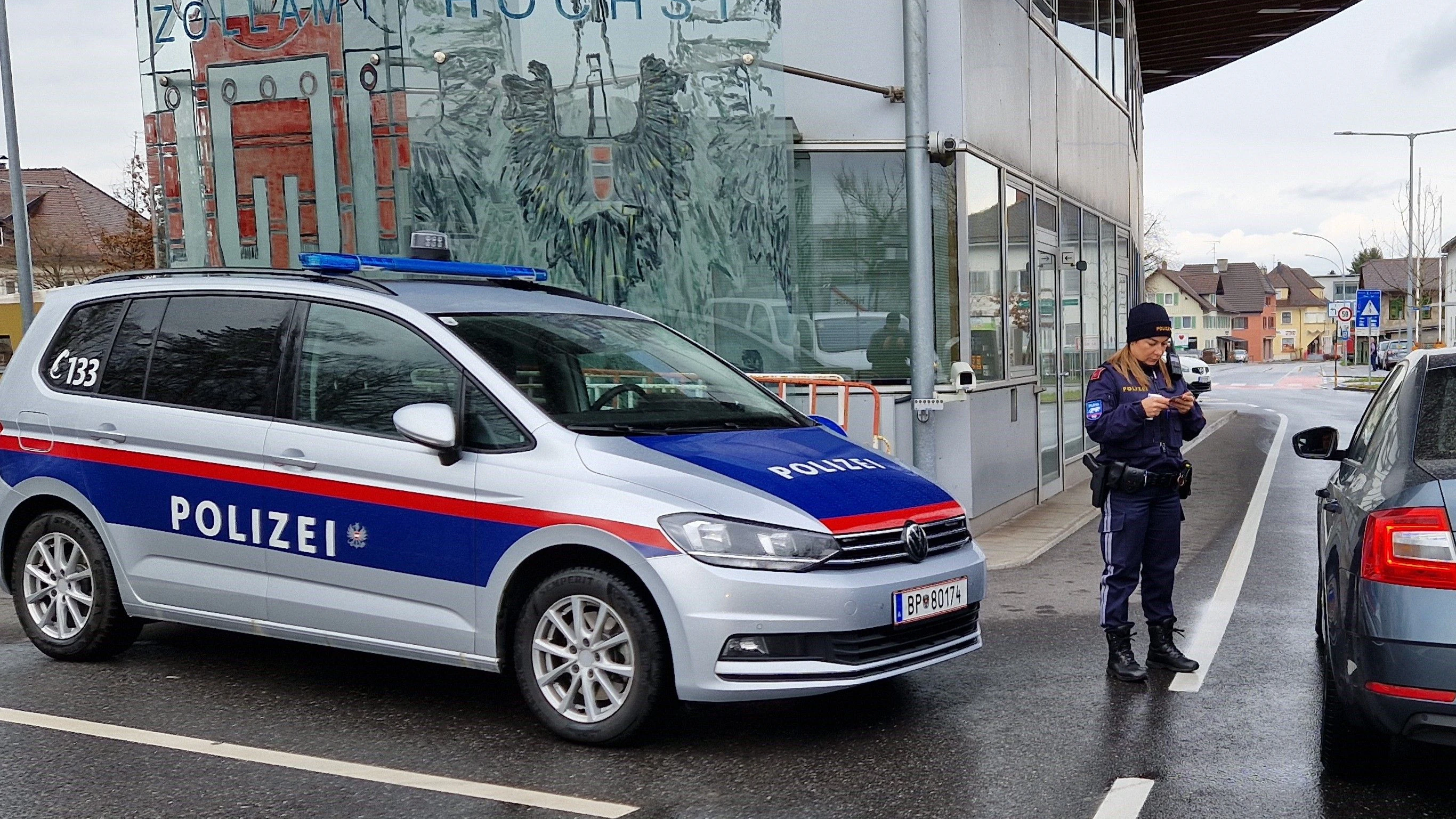 Die Polizei griff sofort ein.