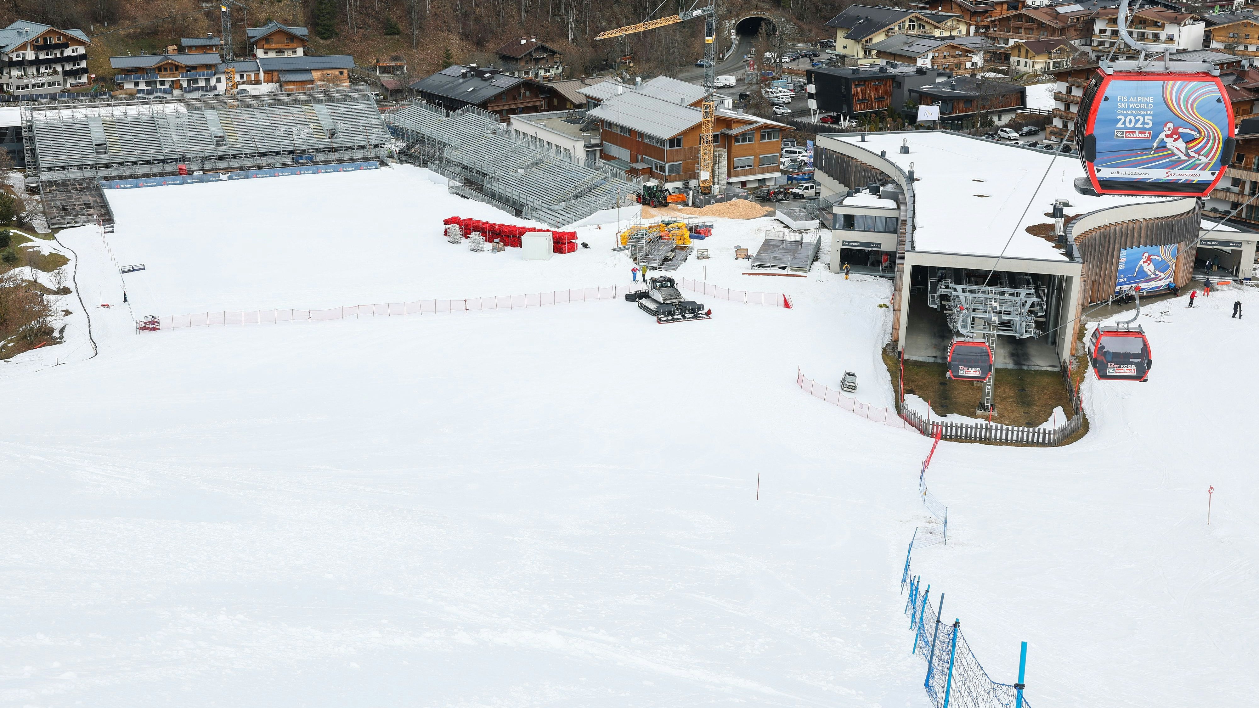 Die Schneekontrolle in Saalbach war erfolgreich.