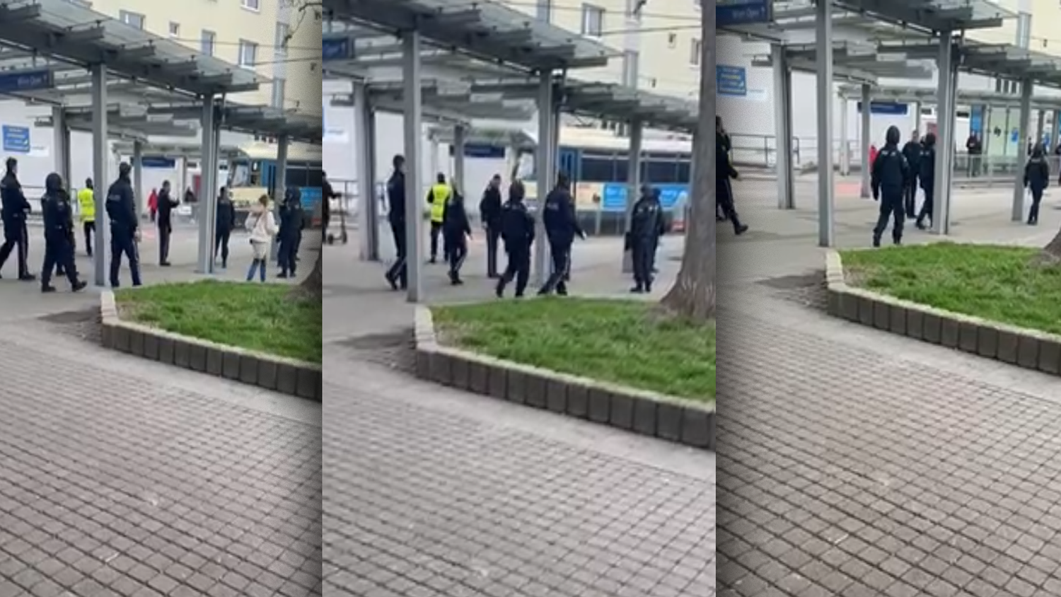 Polizeieinsatz am Bahnhof Wien-Meidling. Unzählige Beamte sind am Donnerstag gegen 13.00 Uhr vor Ort.