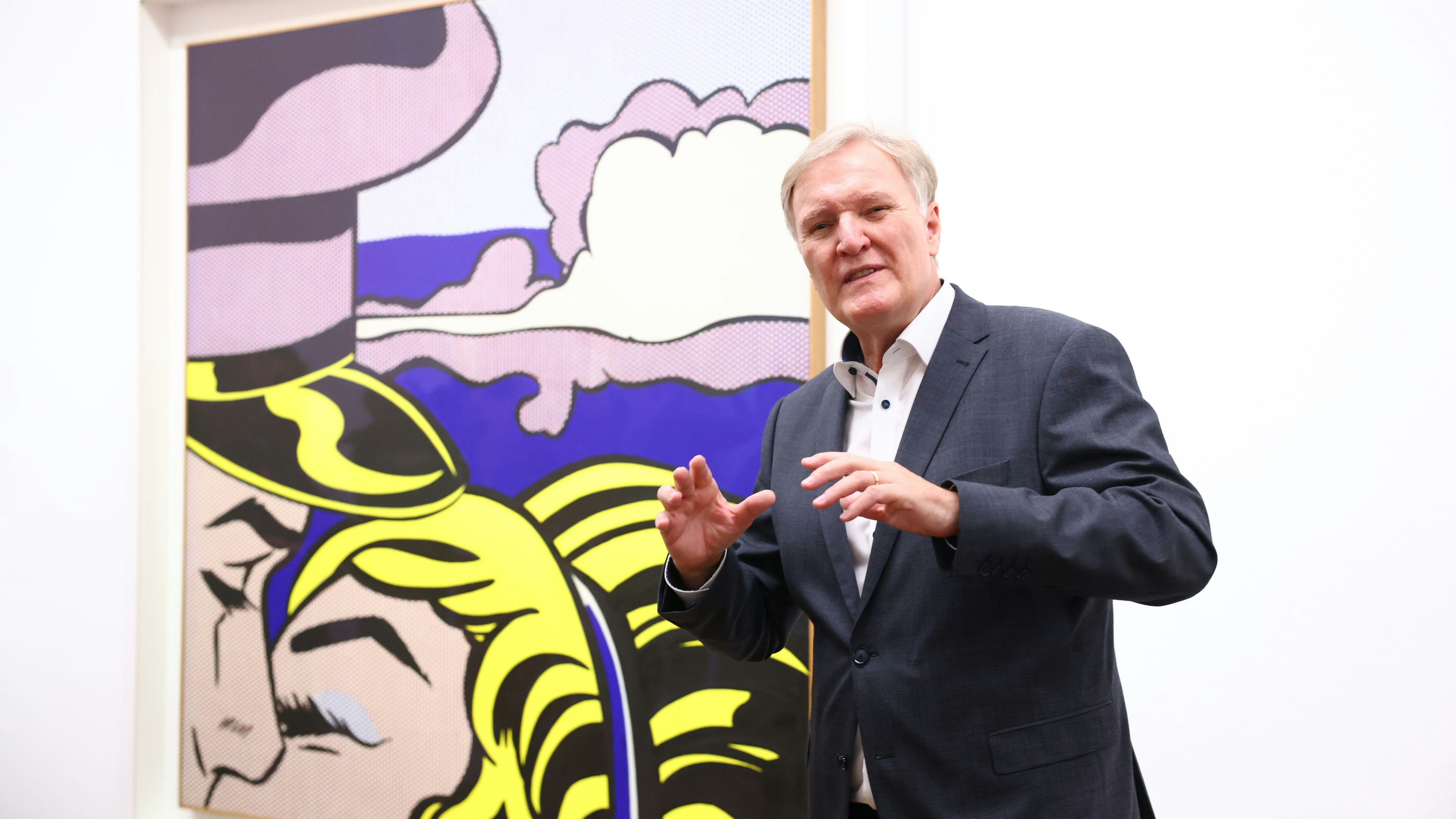 Albertina-Generaldirektor Klaus Albrecht Schröder: "Roy Lichtenstein - Zum 100. Geburtstag": In der Wiener Albertina werden Werke des Meisters der Pop-Art ausgestellt