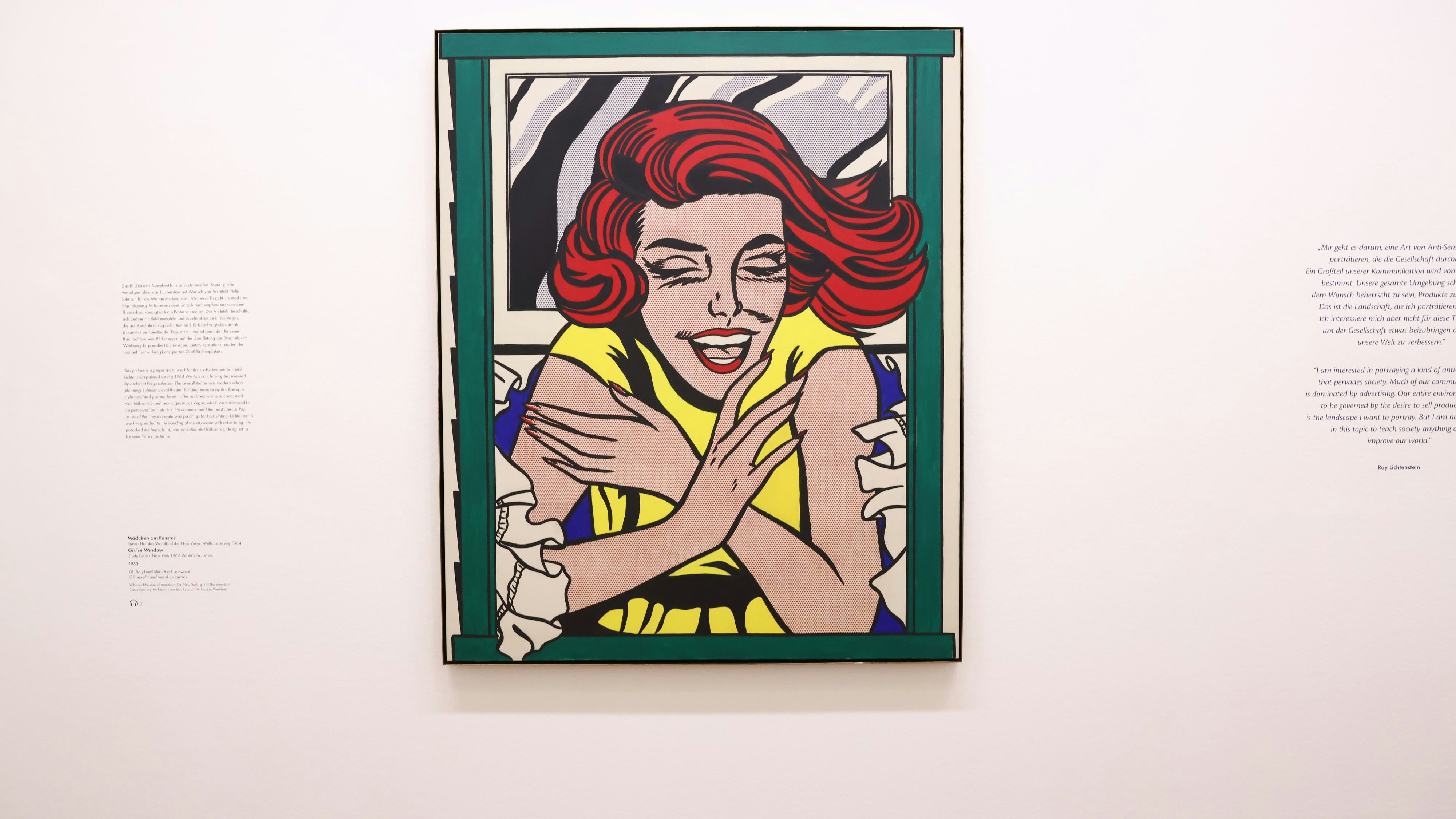 "Roy Lichtenstein - Zum 100. Geburtstag": In der Wiener Albertina werden Werke des Meisters der Pop-Art ausgestellt