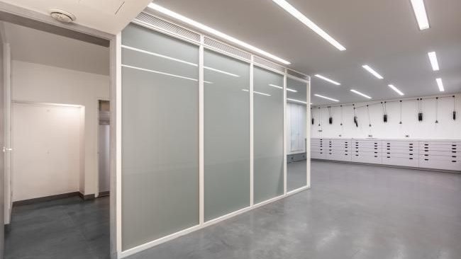 Das Ankleidezimmer alleine ist 50 Quadratmeter groß.