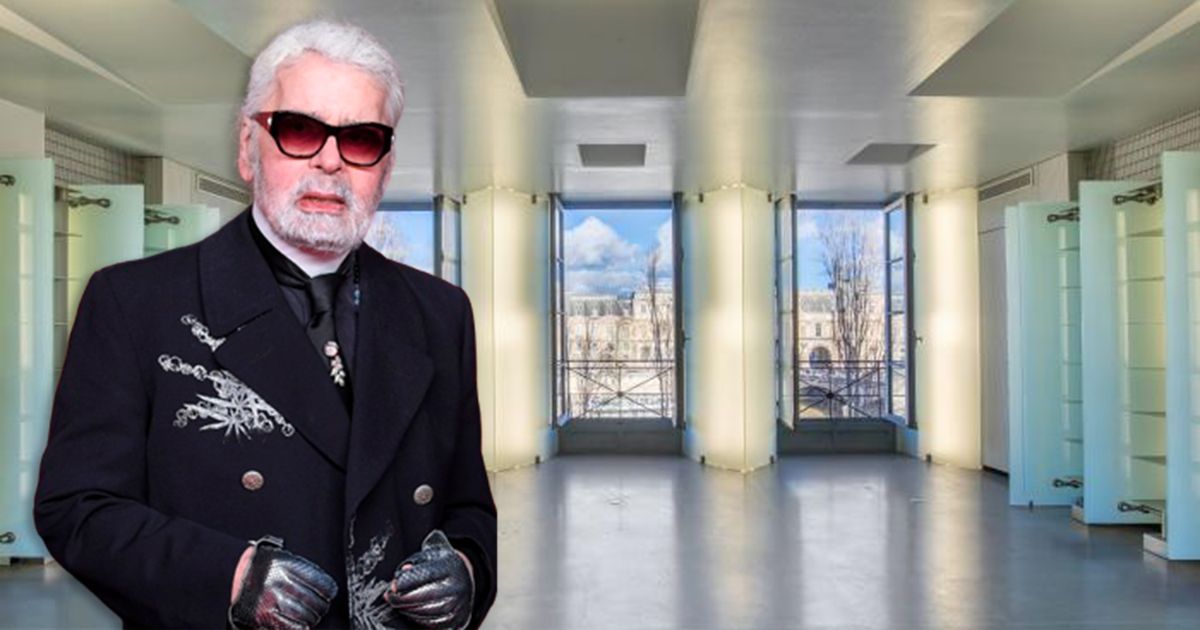 In dieser Wohnung lebte Karl Lagerfeld rund 10 Jahr bis zu seinem Tod im Februar 2019.