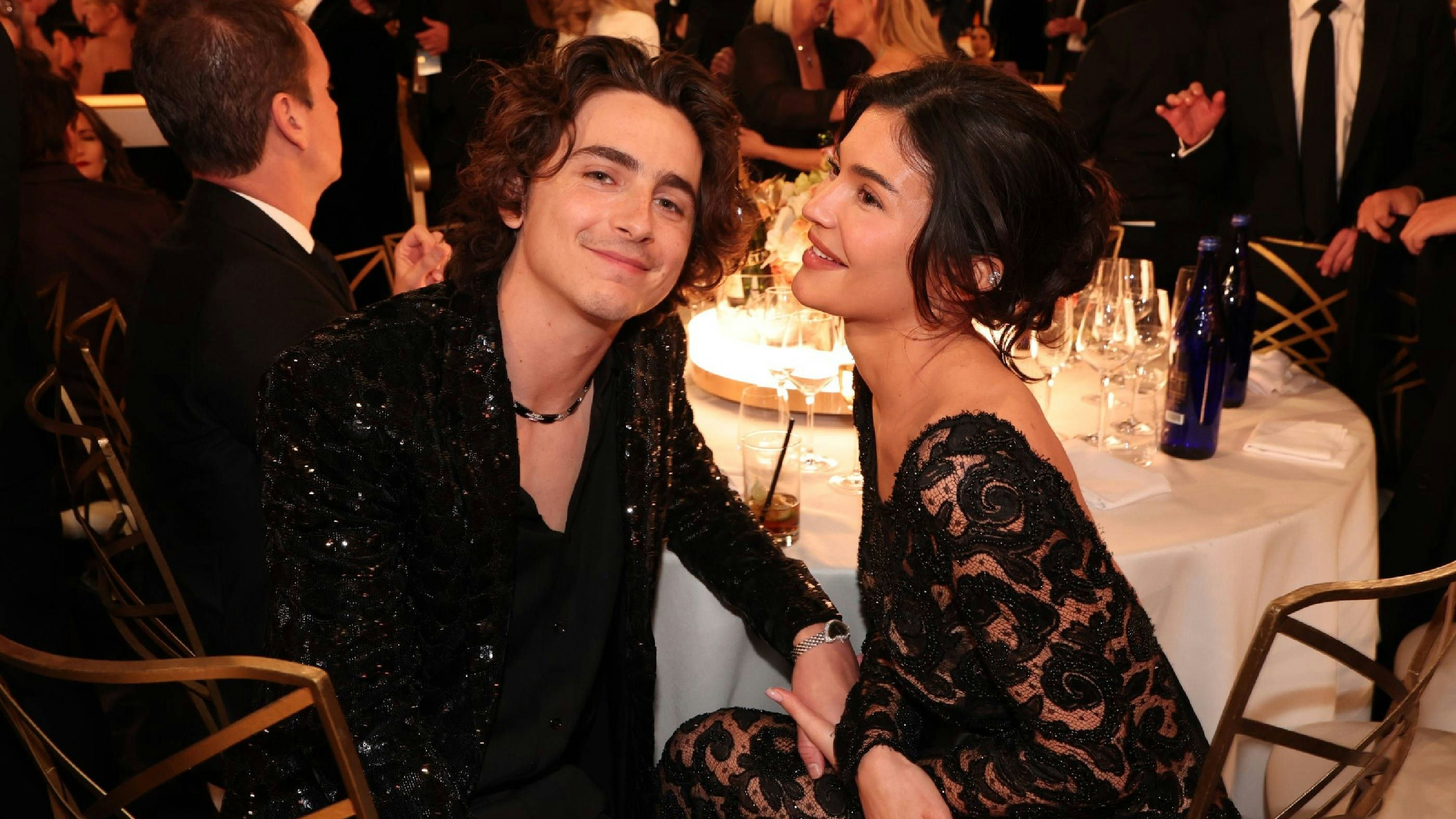 Kylie Jenners und Timothée Chalamets Golden-Globe-Auftritt ging viral.