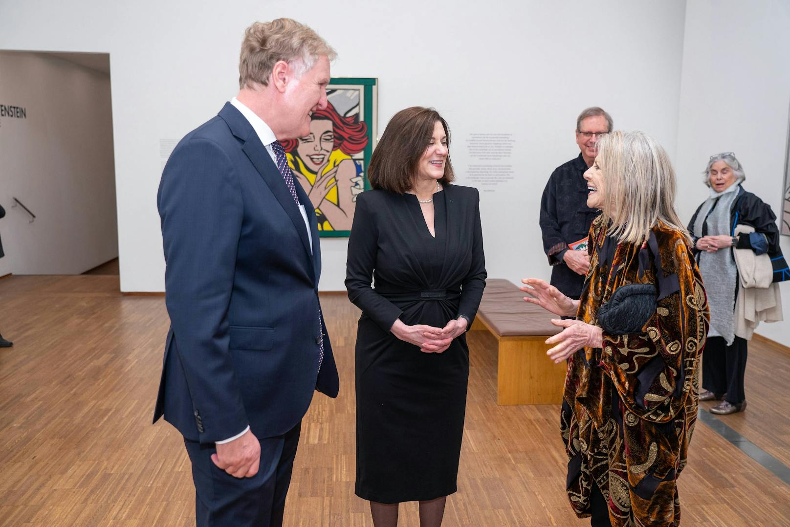 Klaus Albrecht Schröder im Gespräch mit Victoria Reggie Kennedy und Dorothy Lichtenstein 