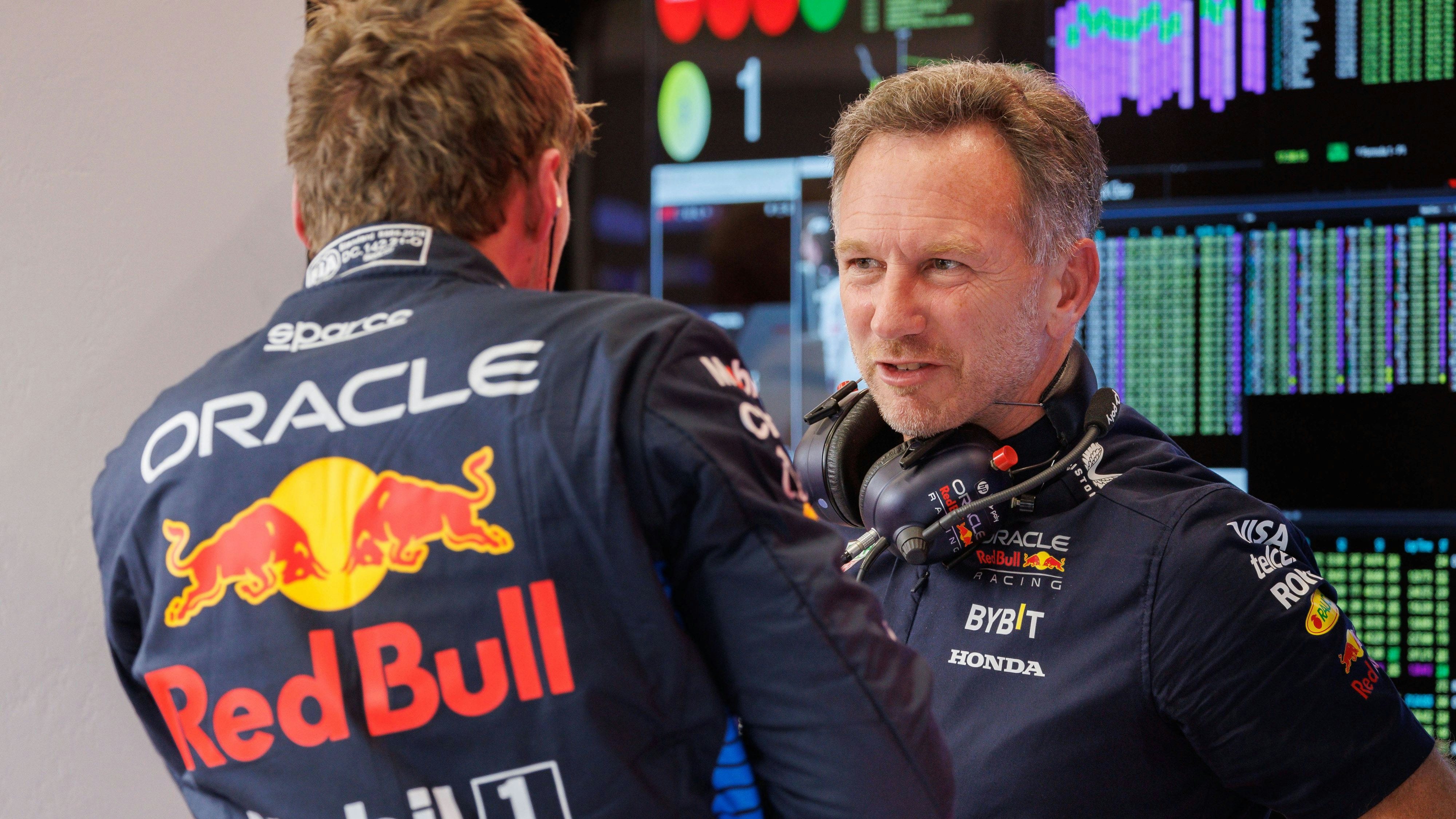 Red-Bull-Teamchef Christian Horner kann sich einen Seitenhieb gegen Max Verstappen nicht verkneifen. 