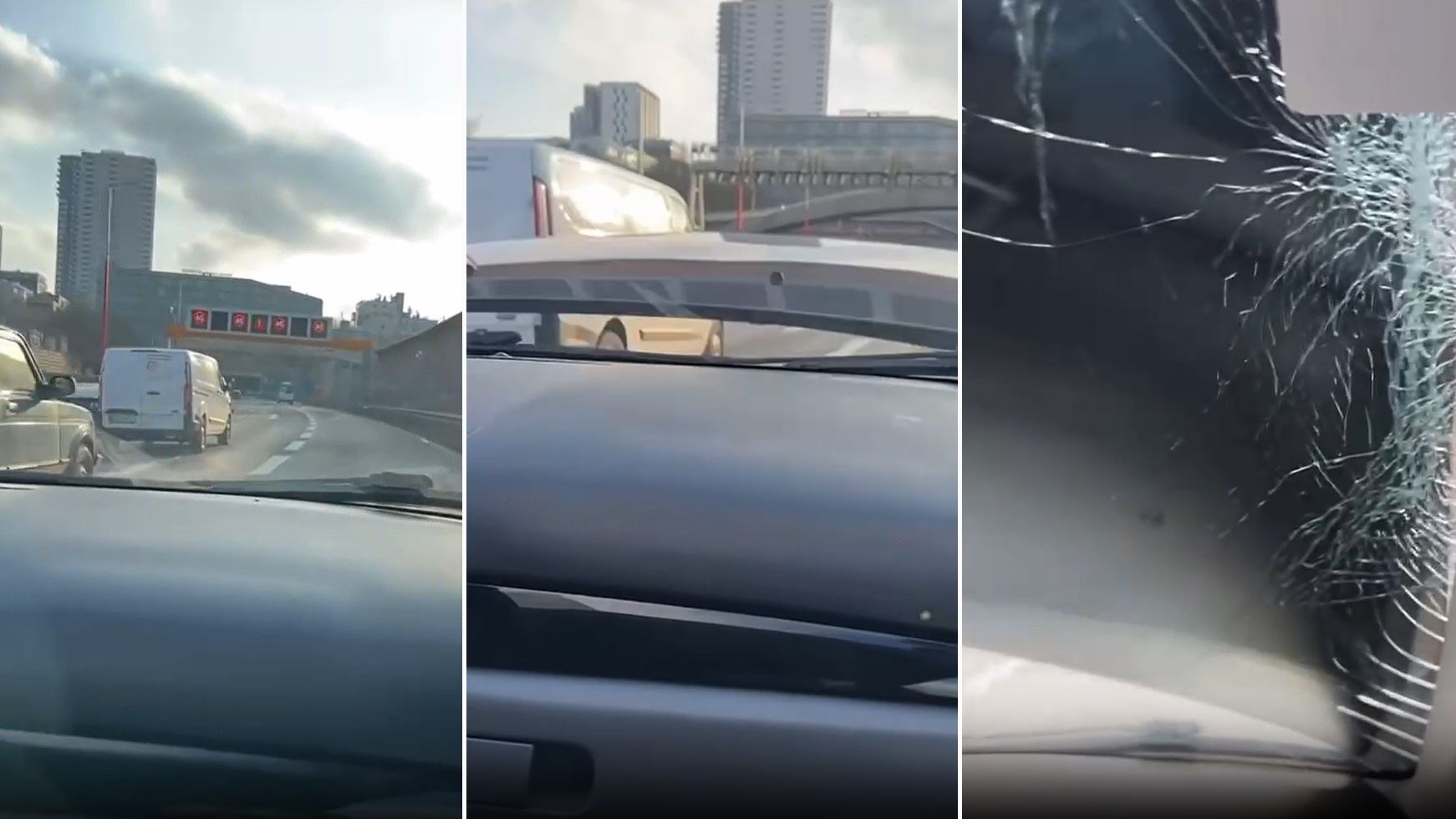 Riesen-Glück am Freitag auf der Wiener Tangente.