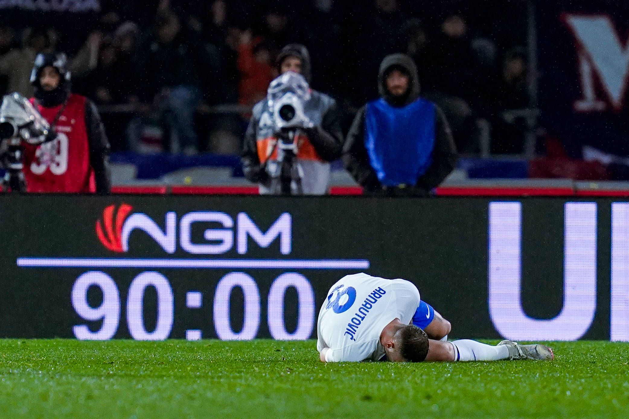 Stürmer Marko Arnautovic verletzte sich. 