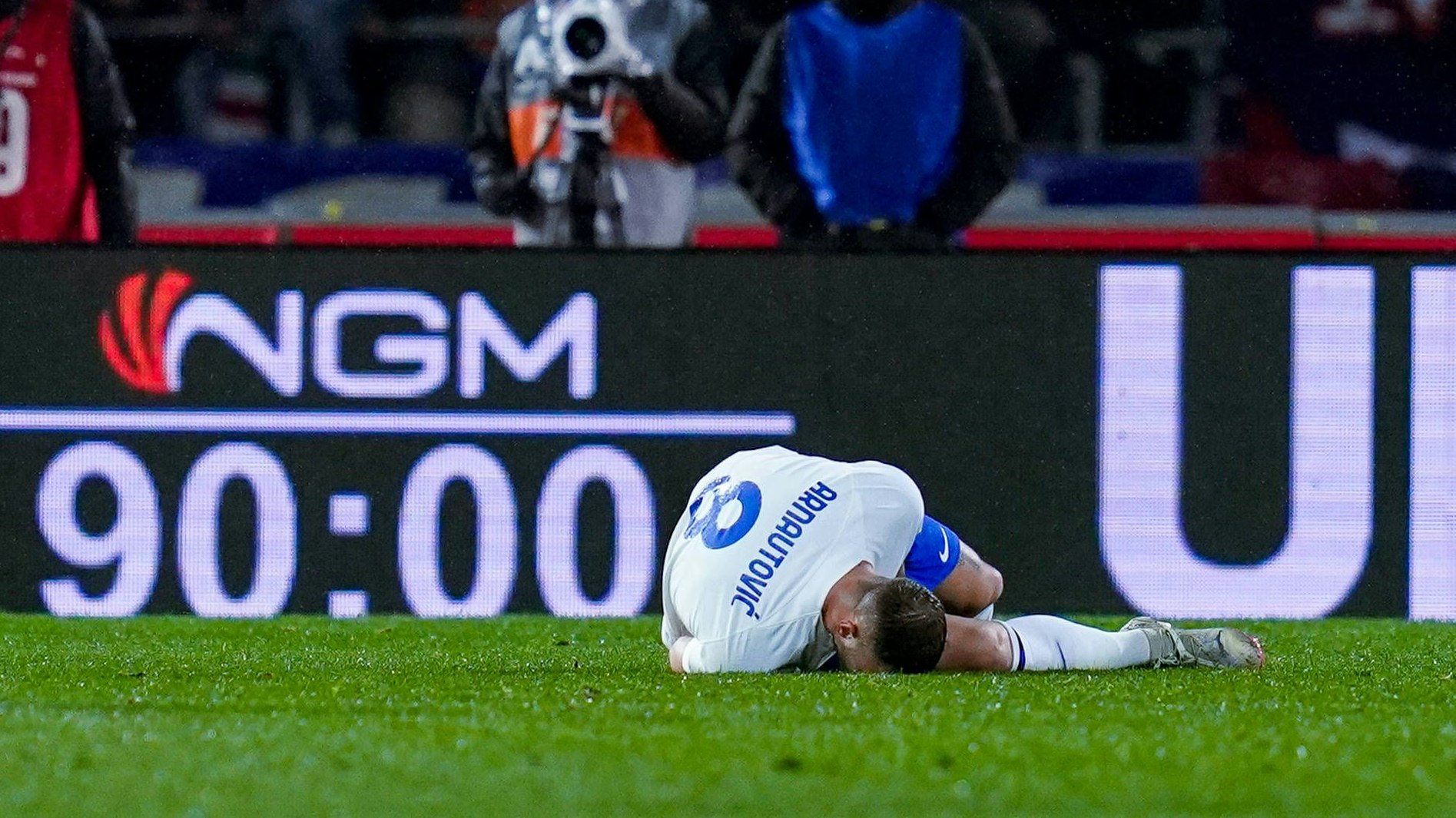 Stürmer Marko Arnautovic verletzte sich. 