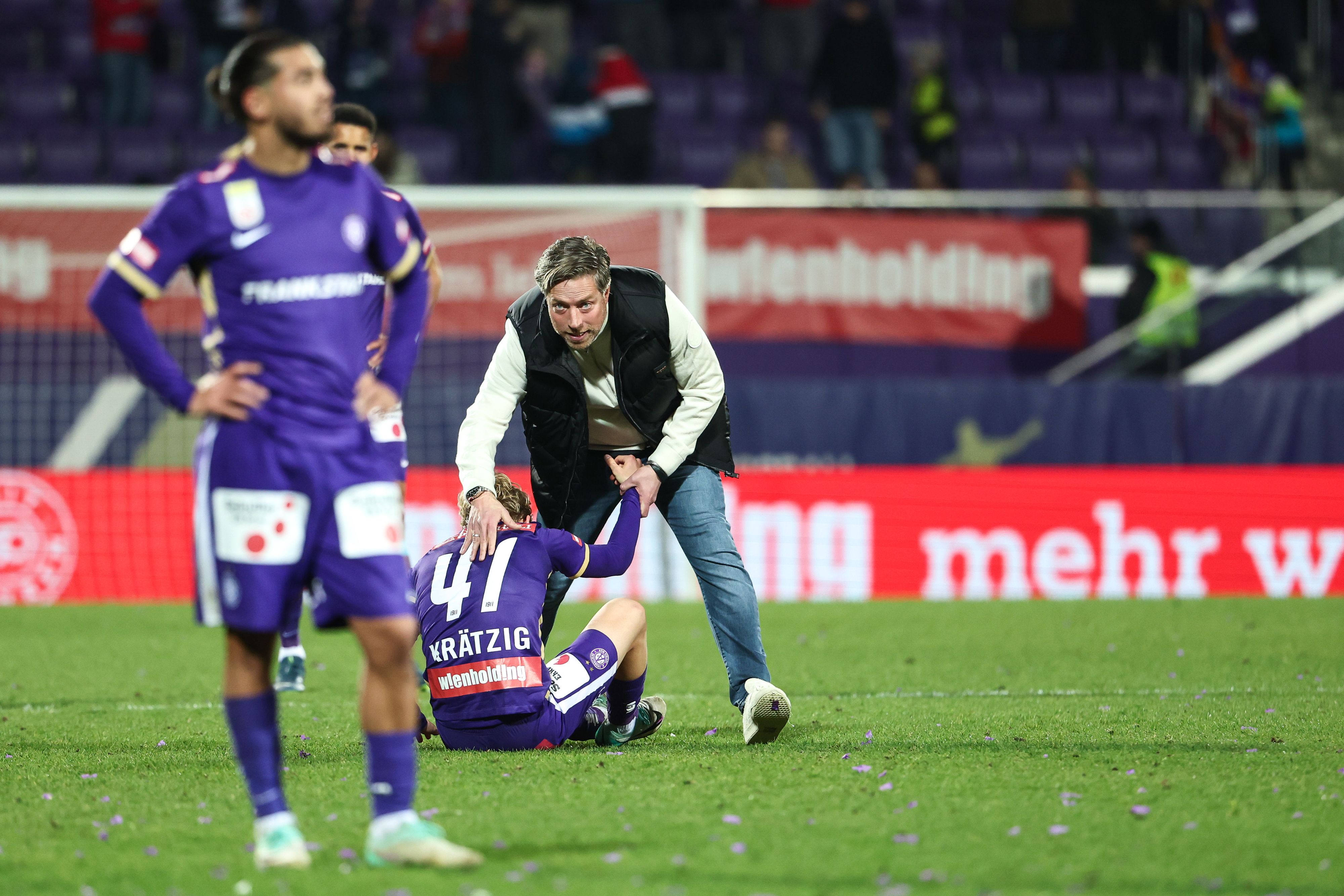 Die Enttäuschung bei der Austria war trotz des 2:0-Erfolges gegen die WSG Tirol riesig.