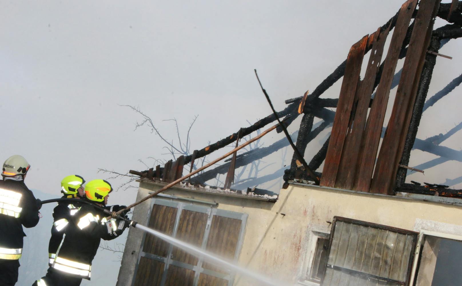 Feuerwehr-Großeinsatz in Neuhofen/Ybbs﻿