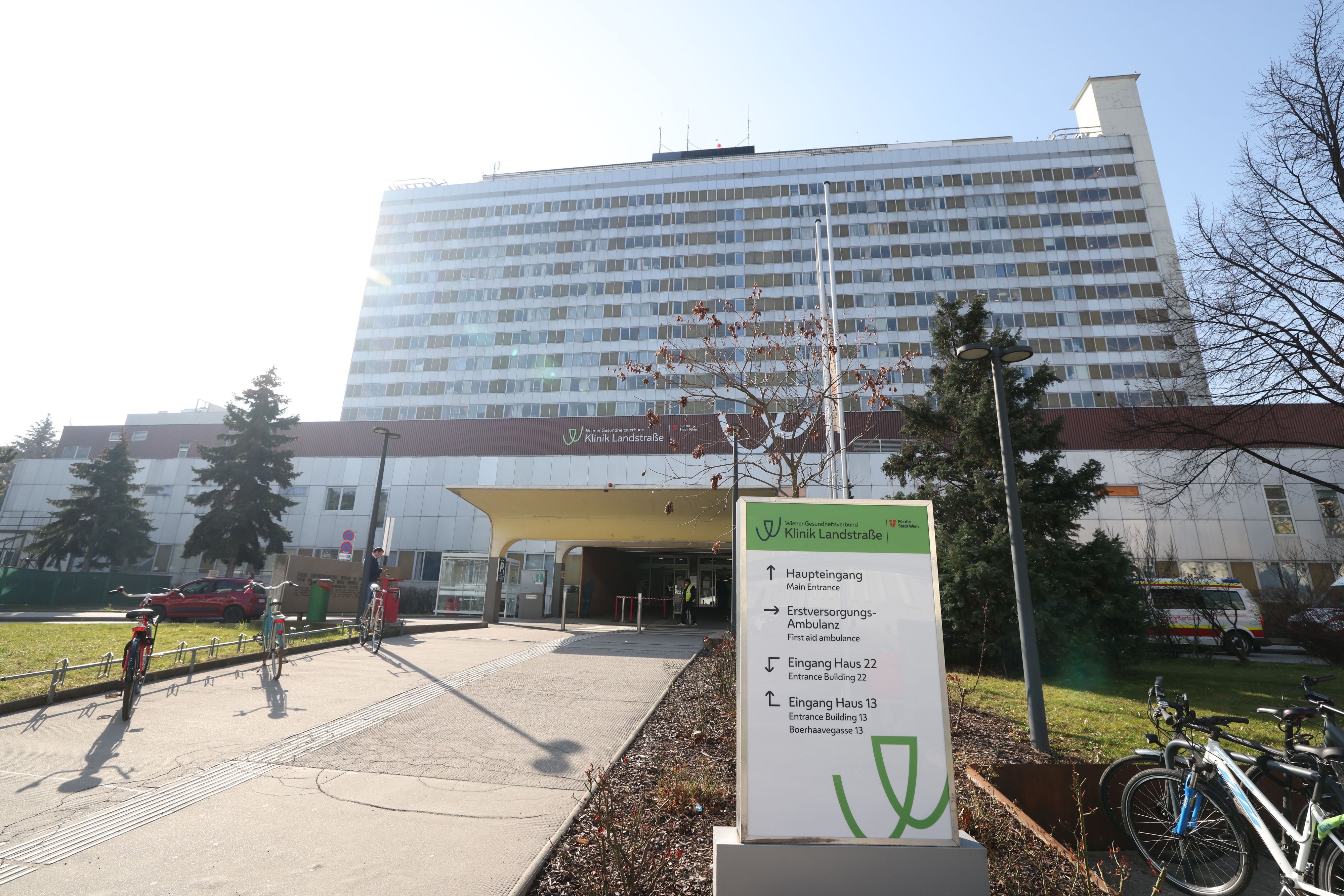 Klinik Landstraße: Neubau muss warten.