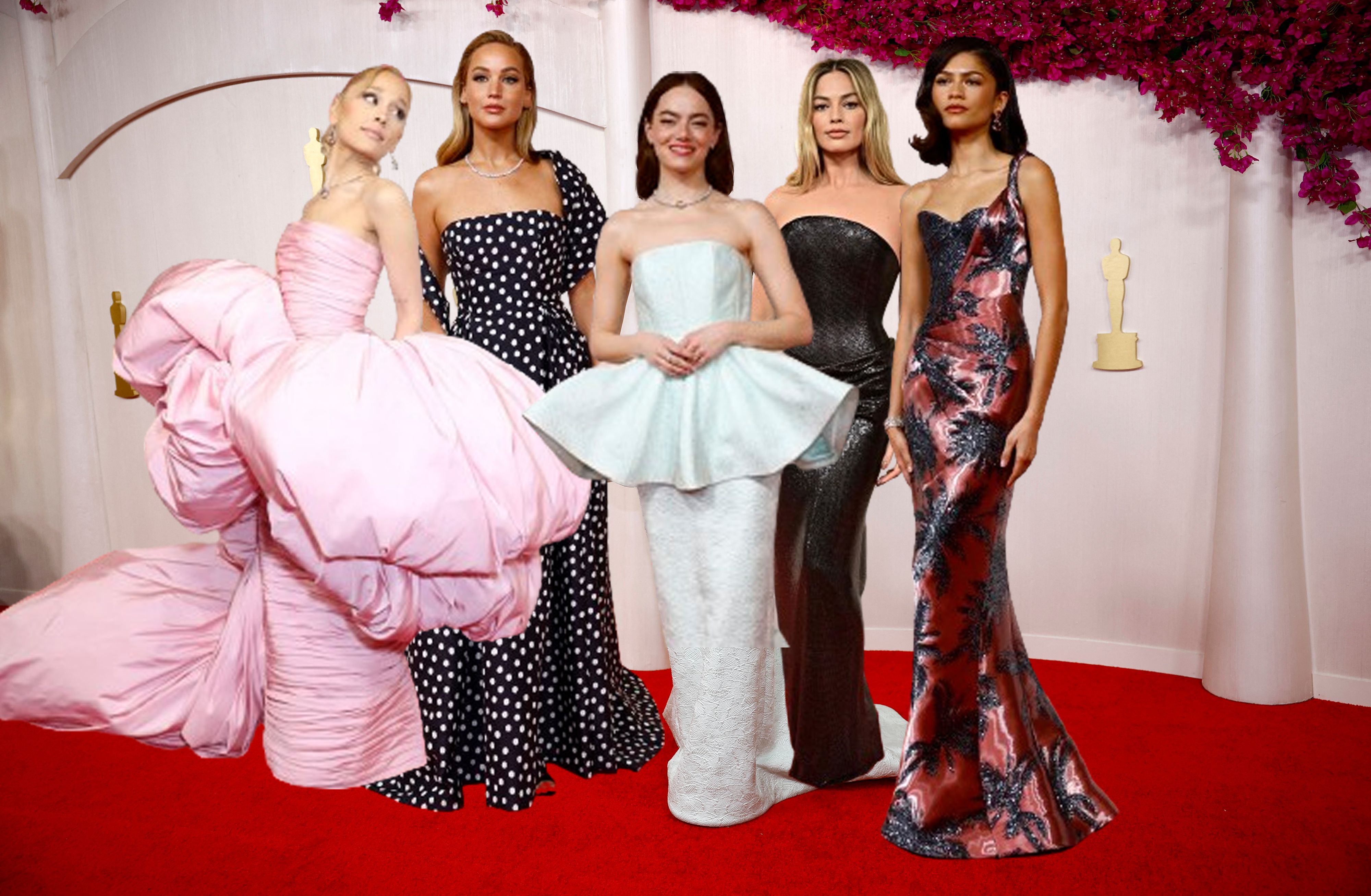 Die Stars der Oscars 2024 übten sich in modischer Zurückhaltung.