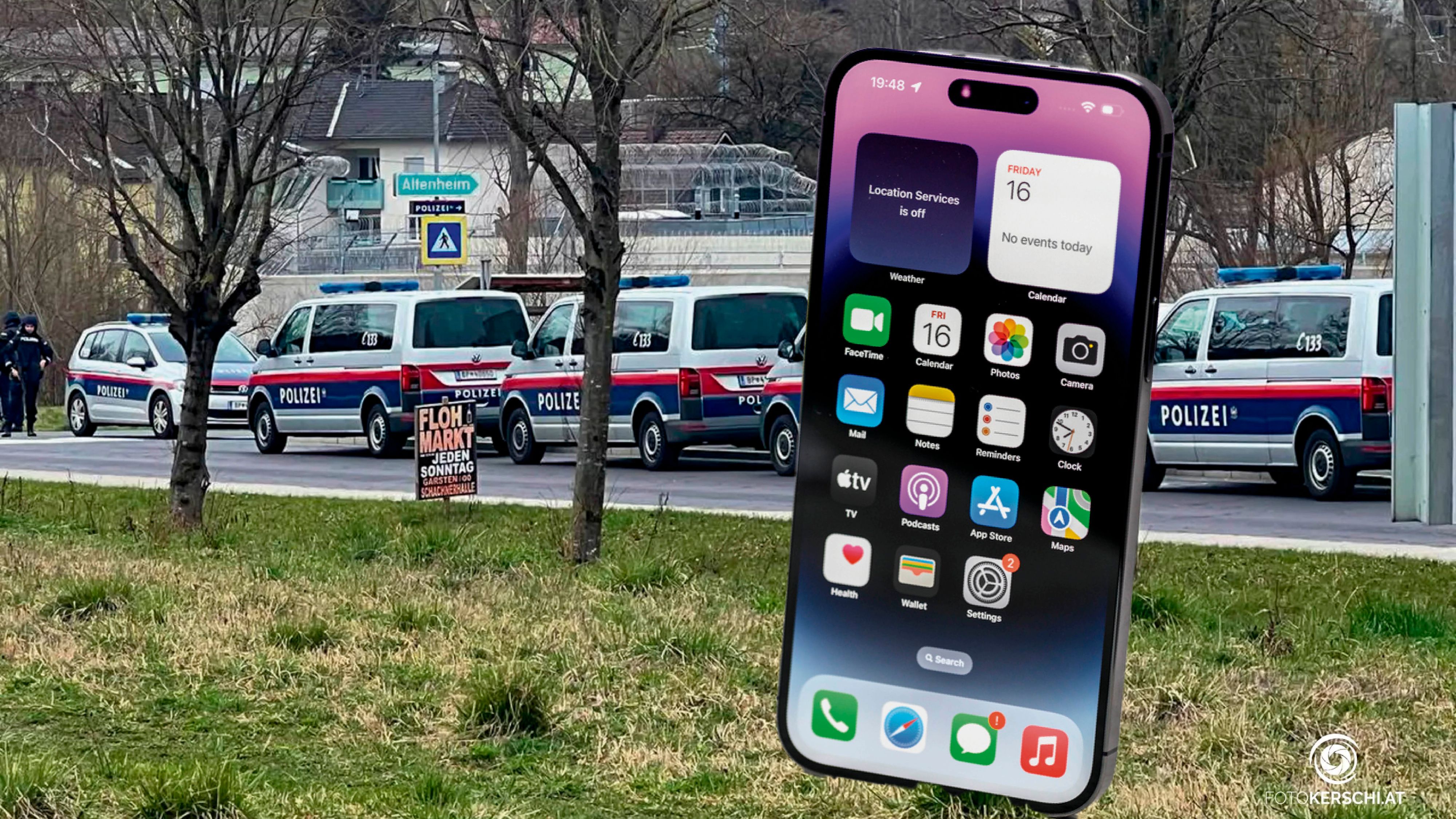 Eine computergenerierte Stimme drohte am Montag mit einem Amoklauf in einer Schule in Garsten.