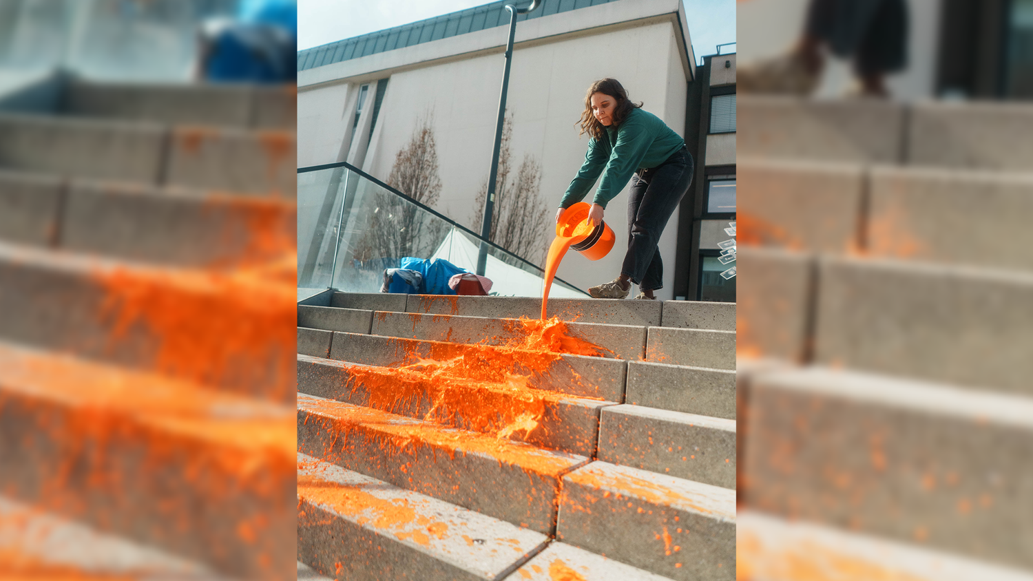 Die Letzte Generation war am Montag in Innsbruck unterwegs.