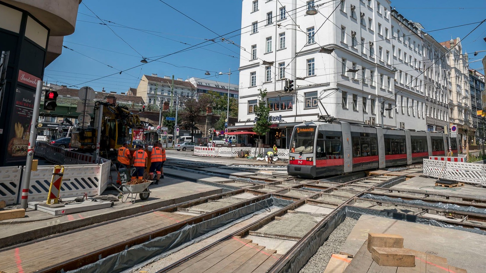 Die Wiener Linien starten eine Modernisierungsoffensive. Mehrere Gleisanlagen werden erneuert.