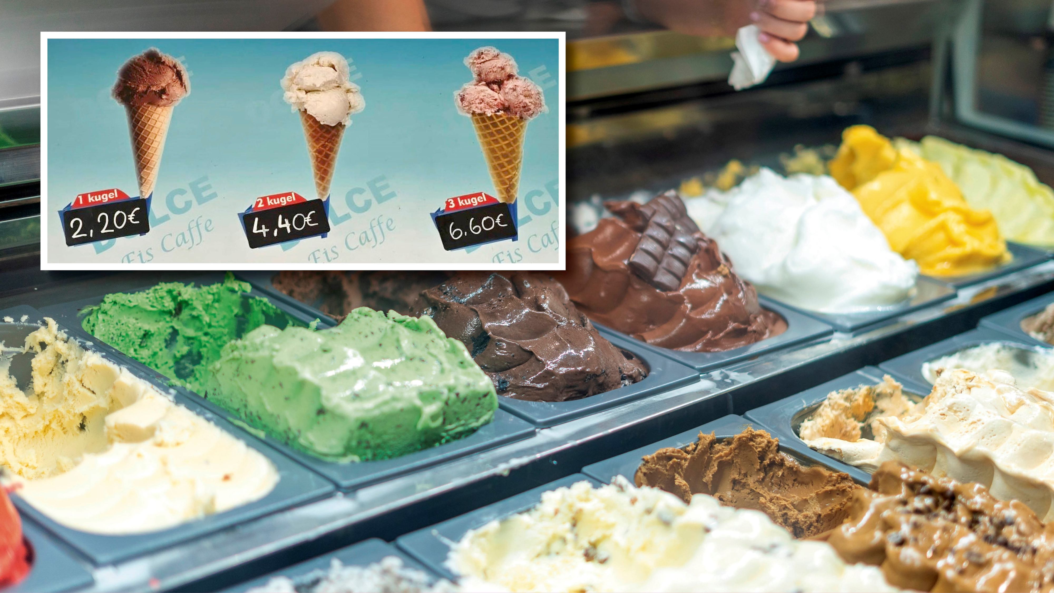 Ein beliebter Eisstand in Linz verlangt 2,20 Euro für eine Kugel. Zum Vergleich: 2023 kostete sie noch 2 Euro. (Symbolbild)