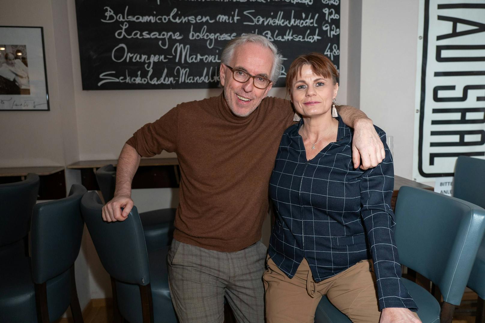 Auch im Stadtsaal gesichtet: Werner Sobotka und Eva Maria Marold